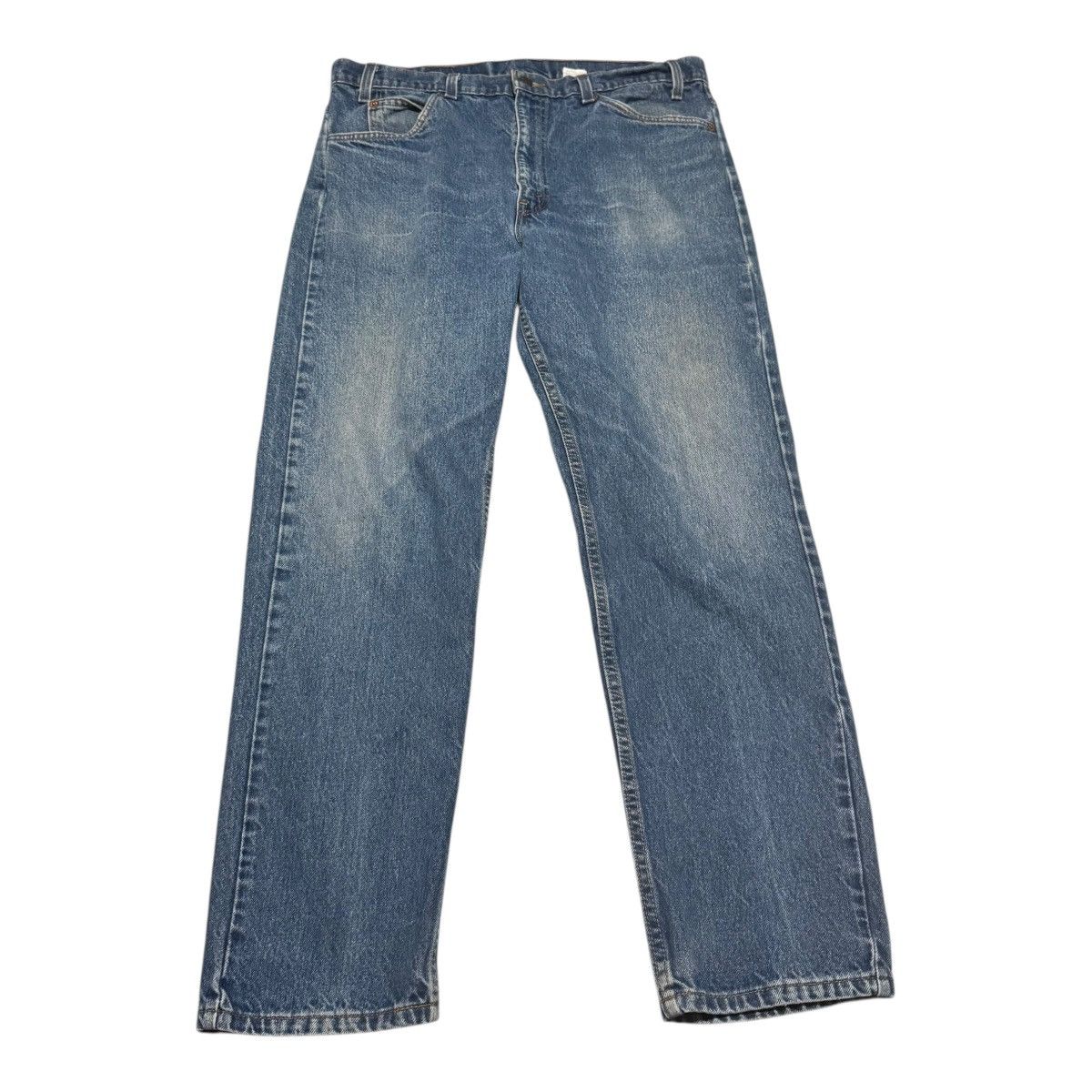 Levi's 1995 Levi's 505 Regular Fit Straight Leg Jeans 37x30.75 Size US 37 - 4 Thumbnail