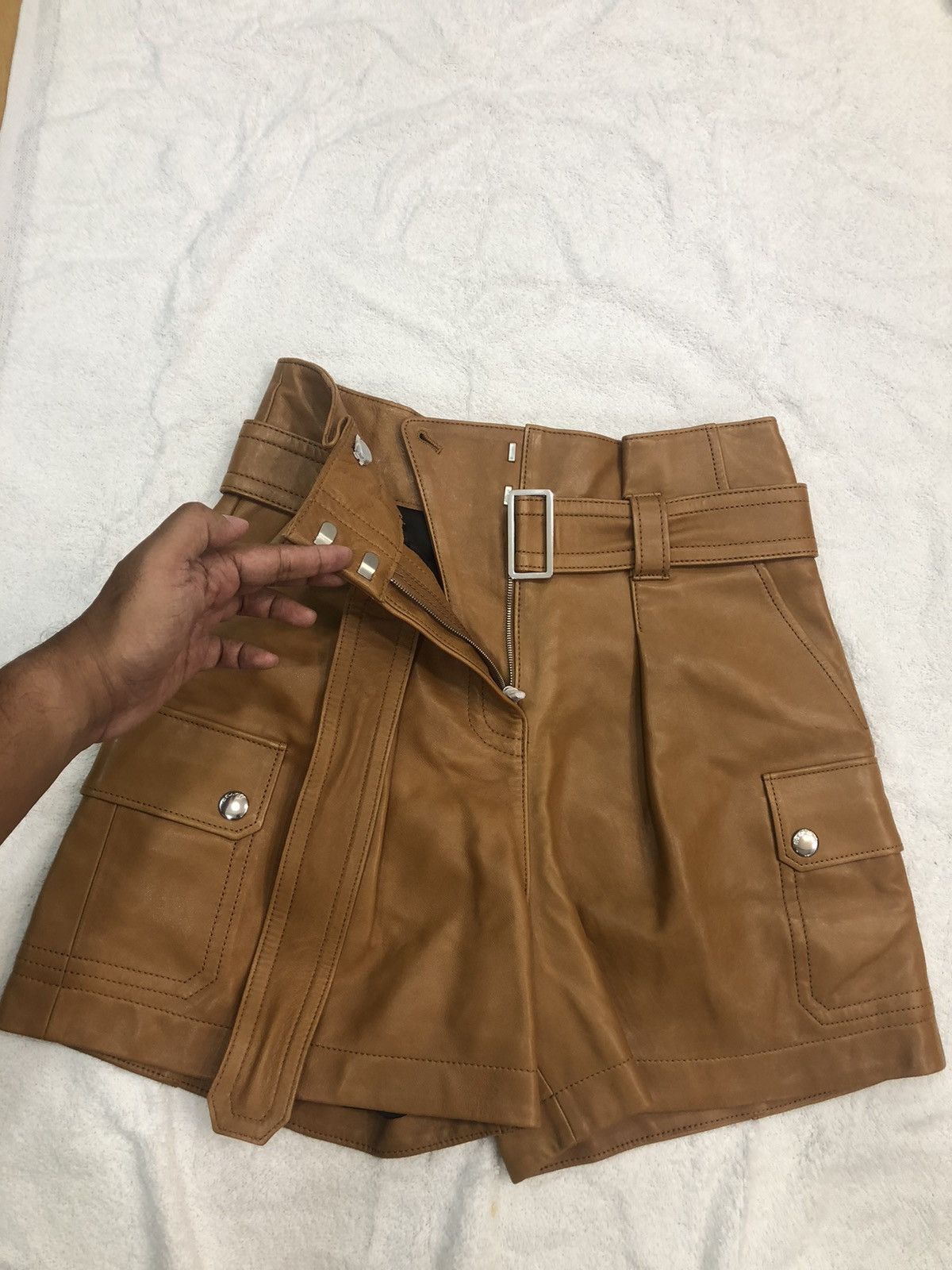 Coach Coach Leather Belted Short Pants Size US 28 / EU 44 - 3 Thumbnail