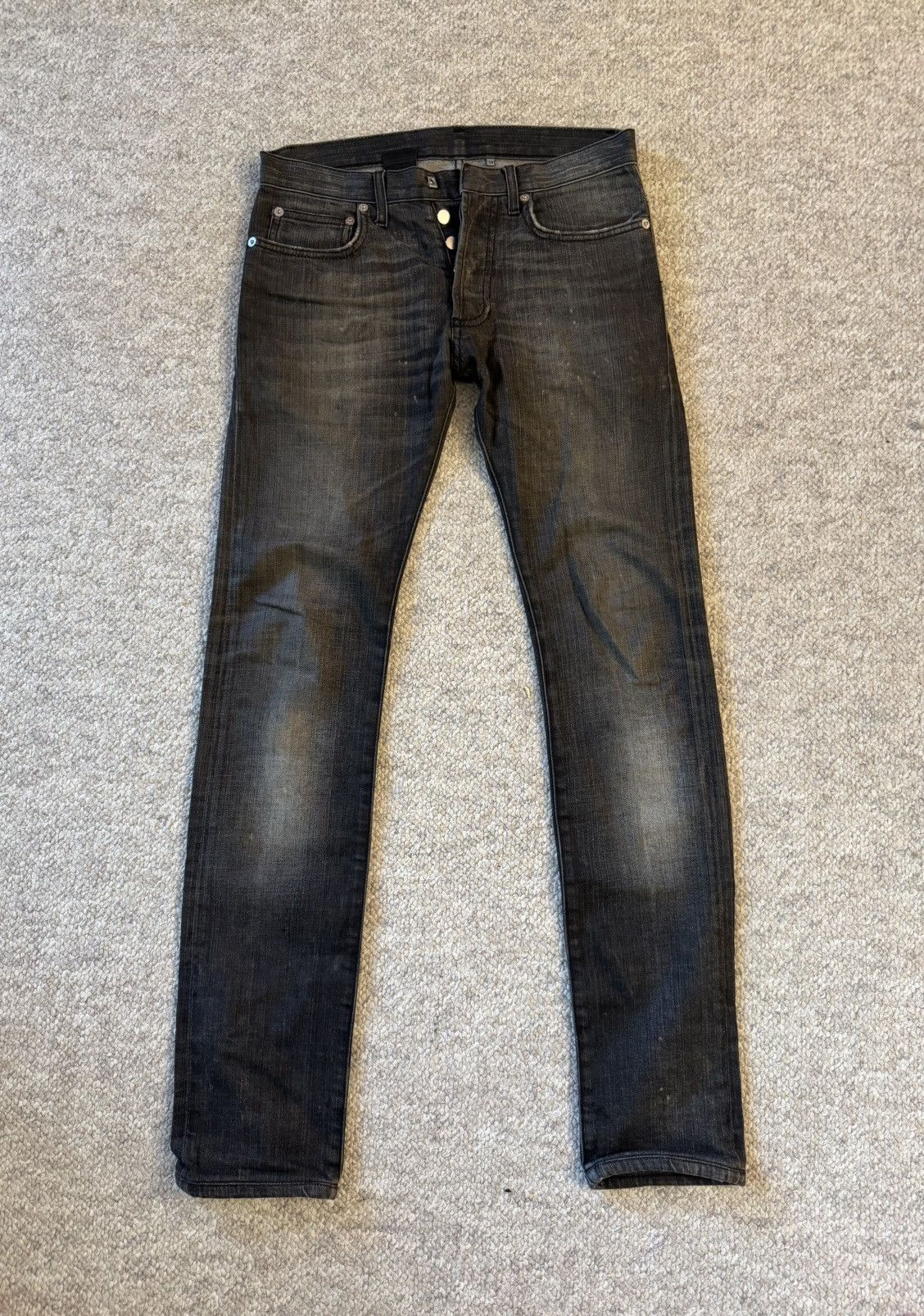 Dior Dior Homme 09AW fuzzy dream “Black Jake” Jeans | Grailed