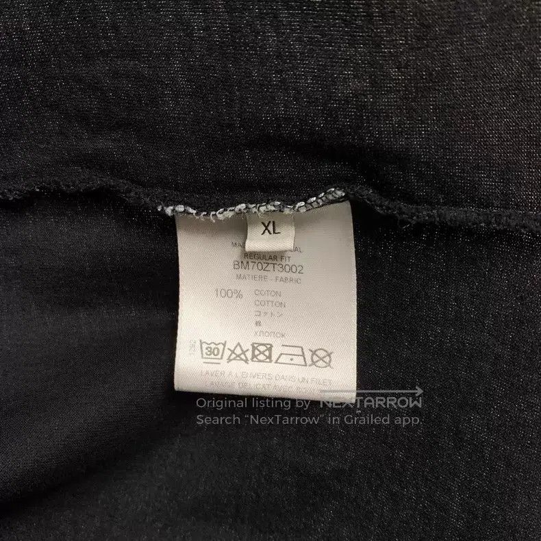 Givenchy Givenchy Black short-sleeve T-shirt with unique red seal d Size US XL / EU 56 / 4 - 4 Thumbnail