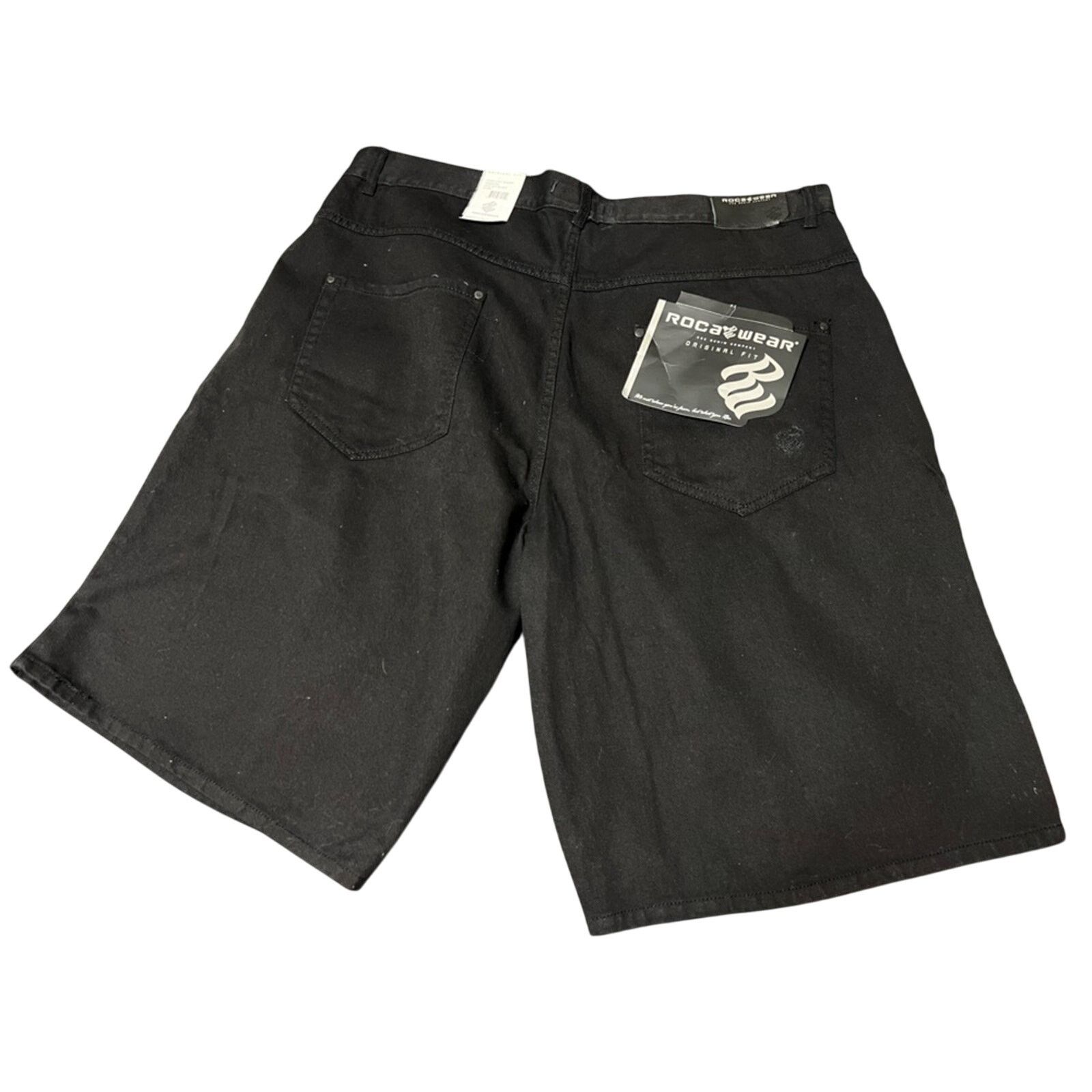 Rocawear Rocawear Jean Shorts Icon 5 Pocket Shorts Denim Y2K 48 RARE Size US 44 / EU 60 - 1 Thumbnail