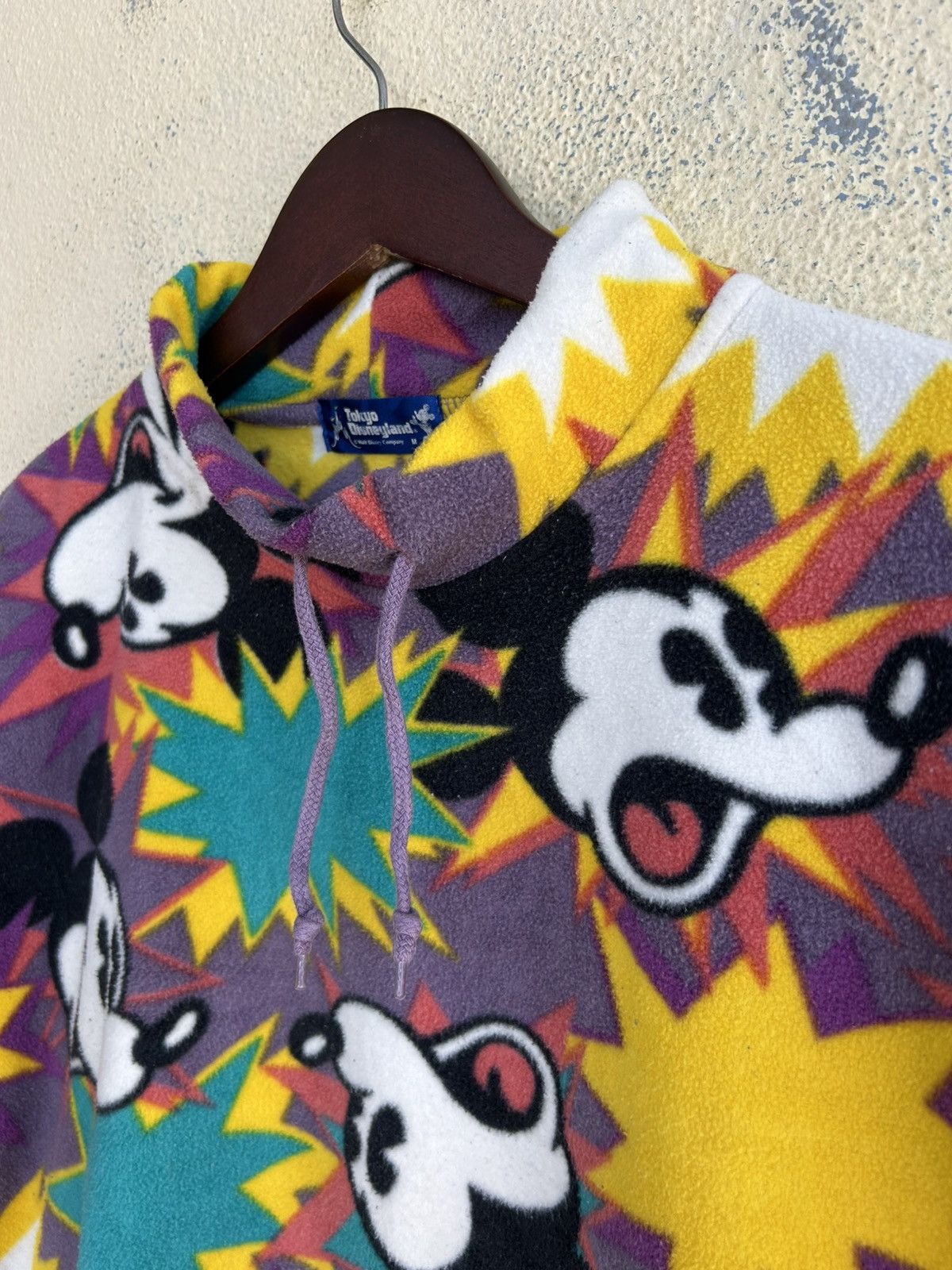 Cartoon Network Tokyo Disneyland Mickey Mouse Full Print Fleece Size US M / EU 48-50 / 2 - 3 Thumbnail