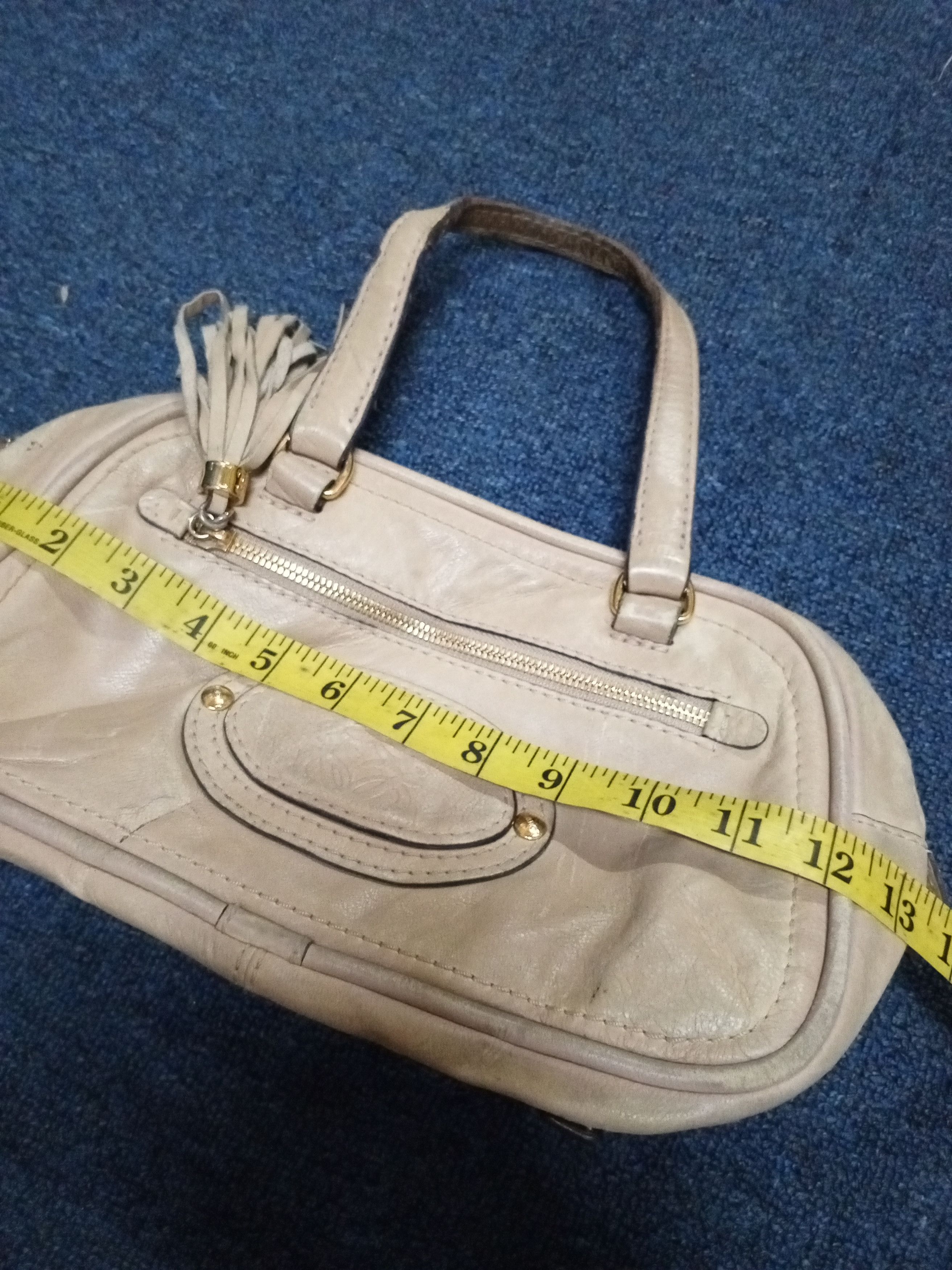 Loewe LOEWE 340712 BEIGE LEATHER HANDLE BAGS Size ONE SIZE - 18 Thumbnail