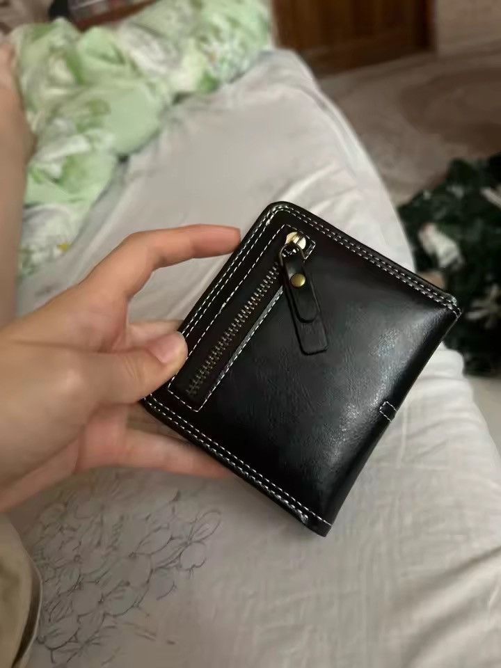 Japanese Brand Y2K PU Leather Cross Wallet Size ONE SIZE - 2 Thumbnail