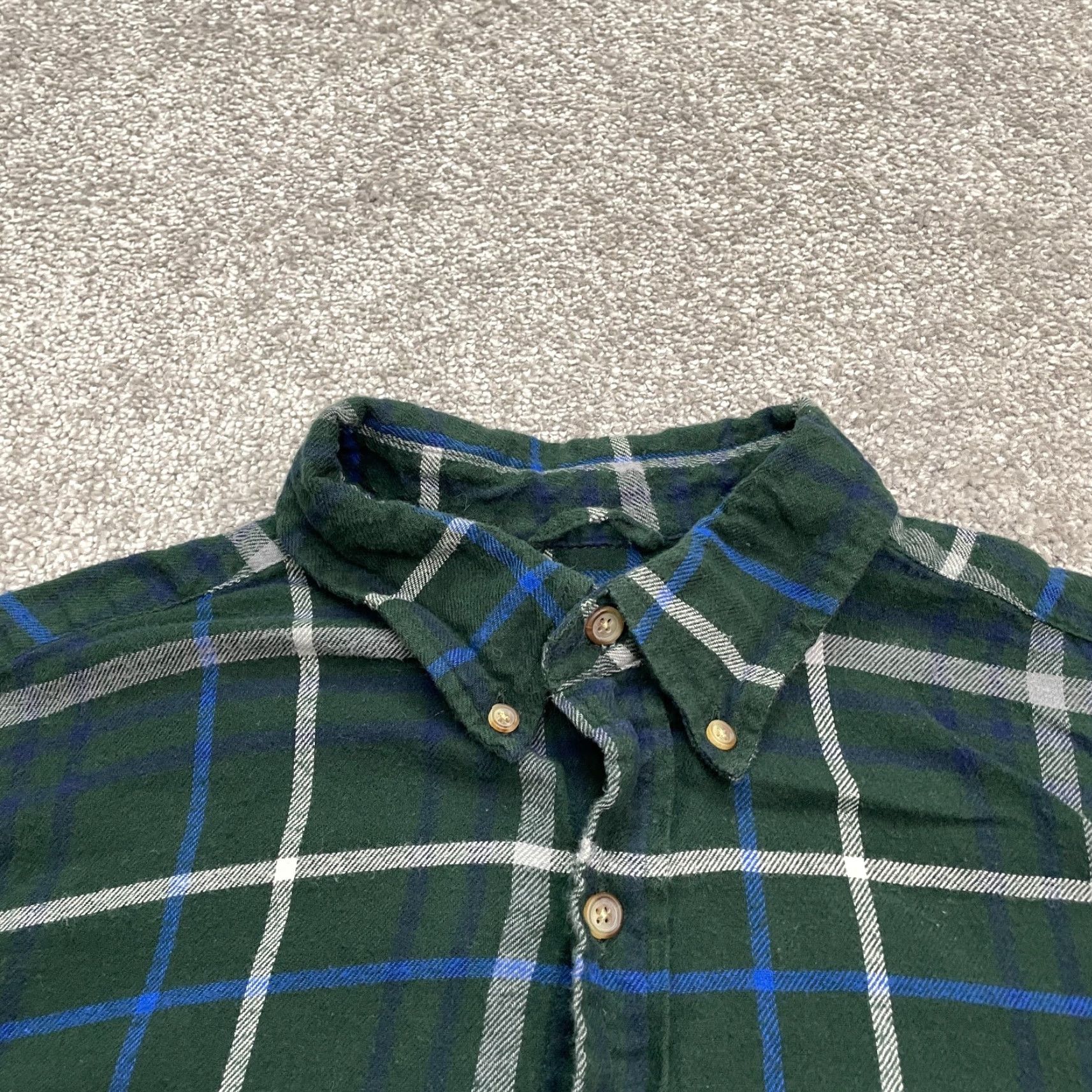 Chaps Chaps Shirt Men M Green Plaid Long Sleeve Button-Up Cotton Casual Size US M / EU 48-50 / 2 - 3 Thumbnail