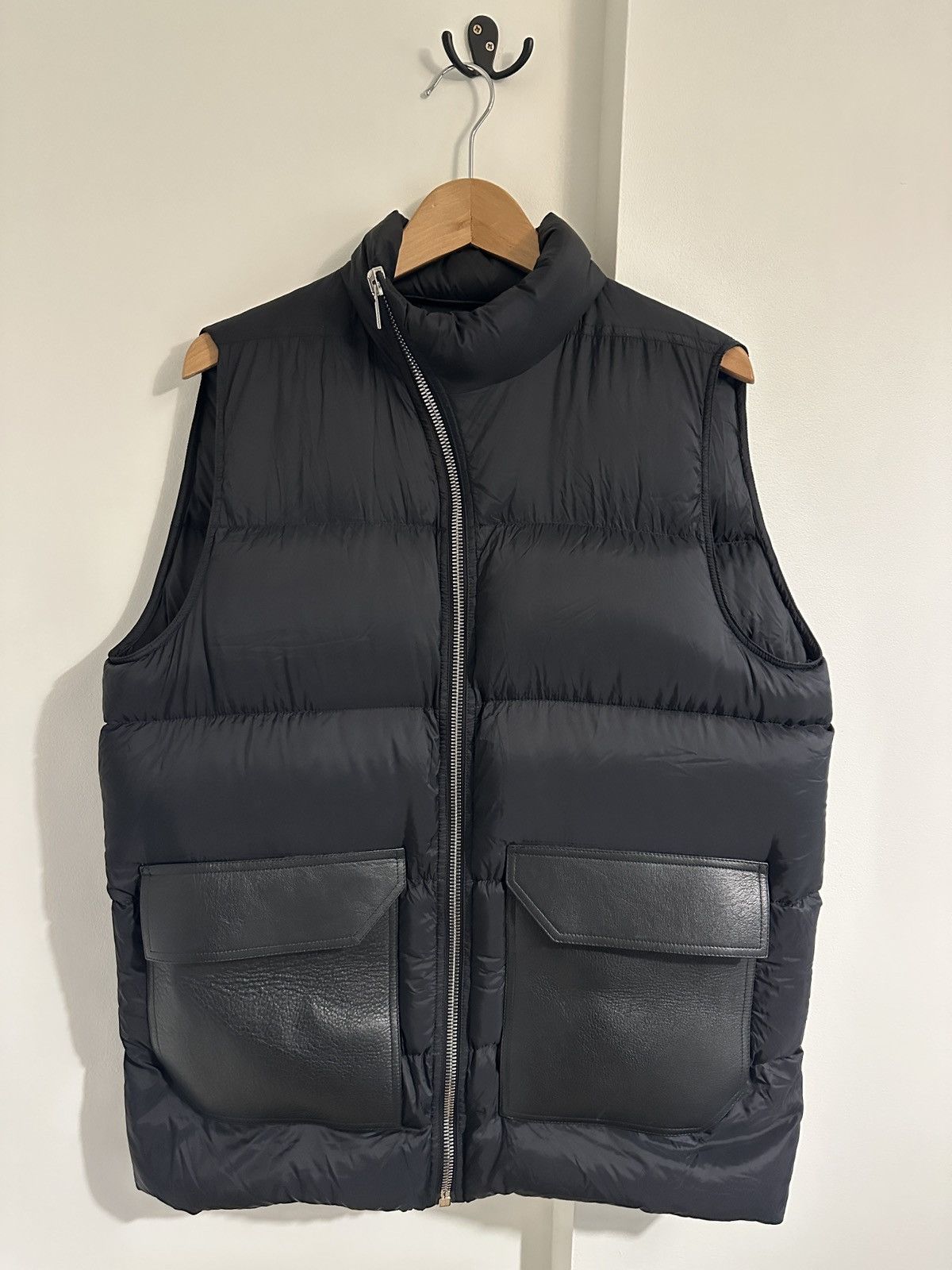 Rick Owens Rick Owens Mollino Down Vest Black FW17 | Grailed