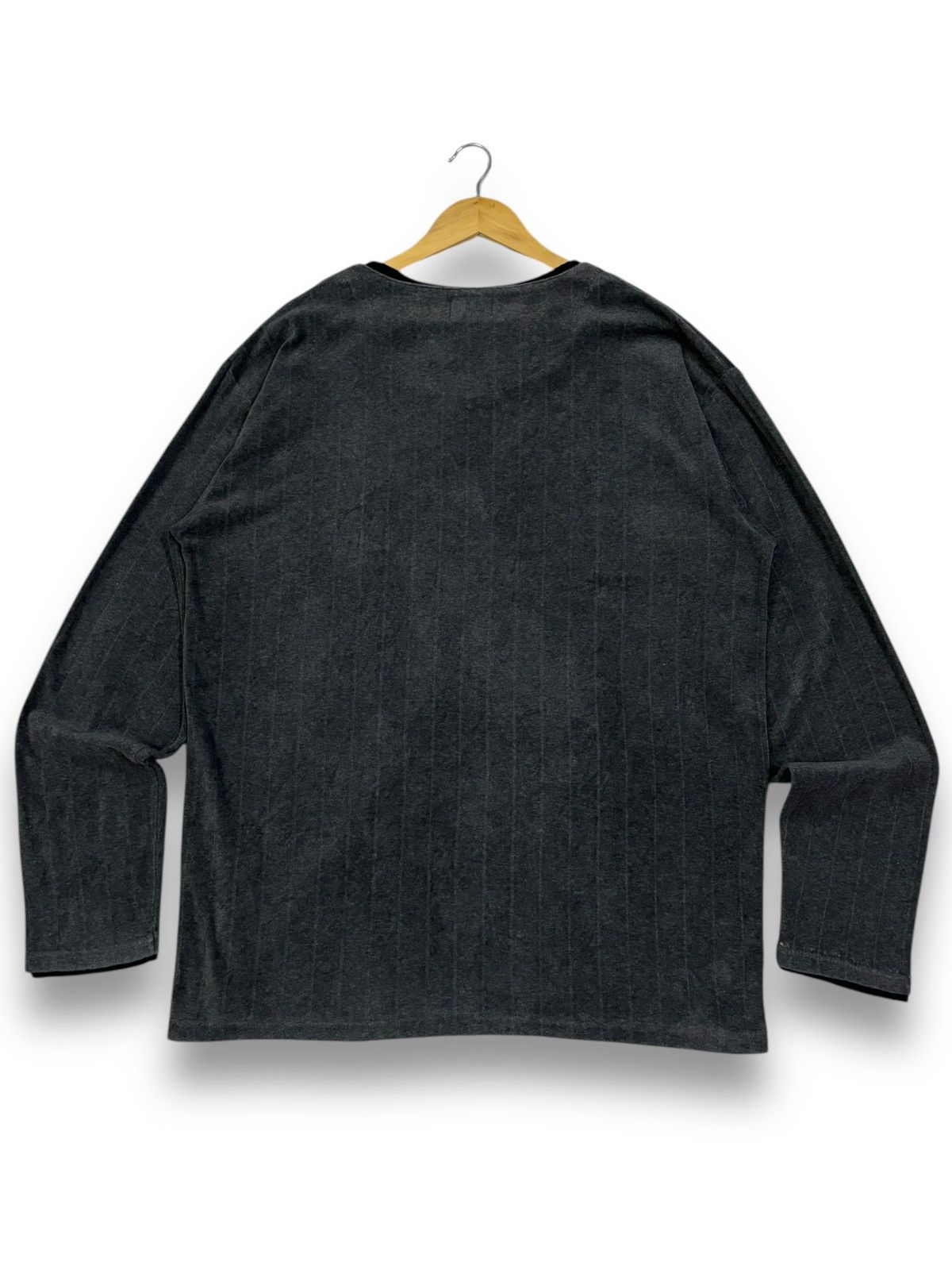 If Six Was Nine Vintage Japanese Brand Poem Lace Up Long Sleeve Punk T-shirt Size US L / EU 52-54 / 3 - 3 Thumbnail