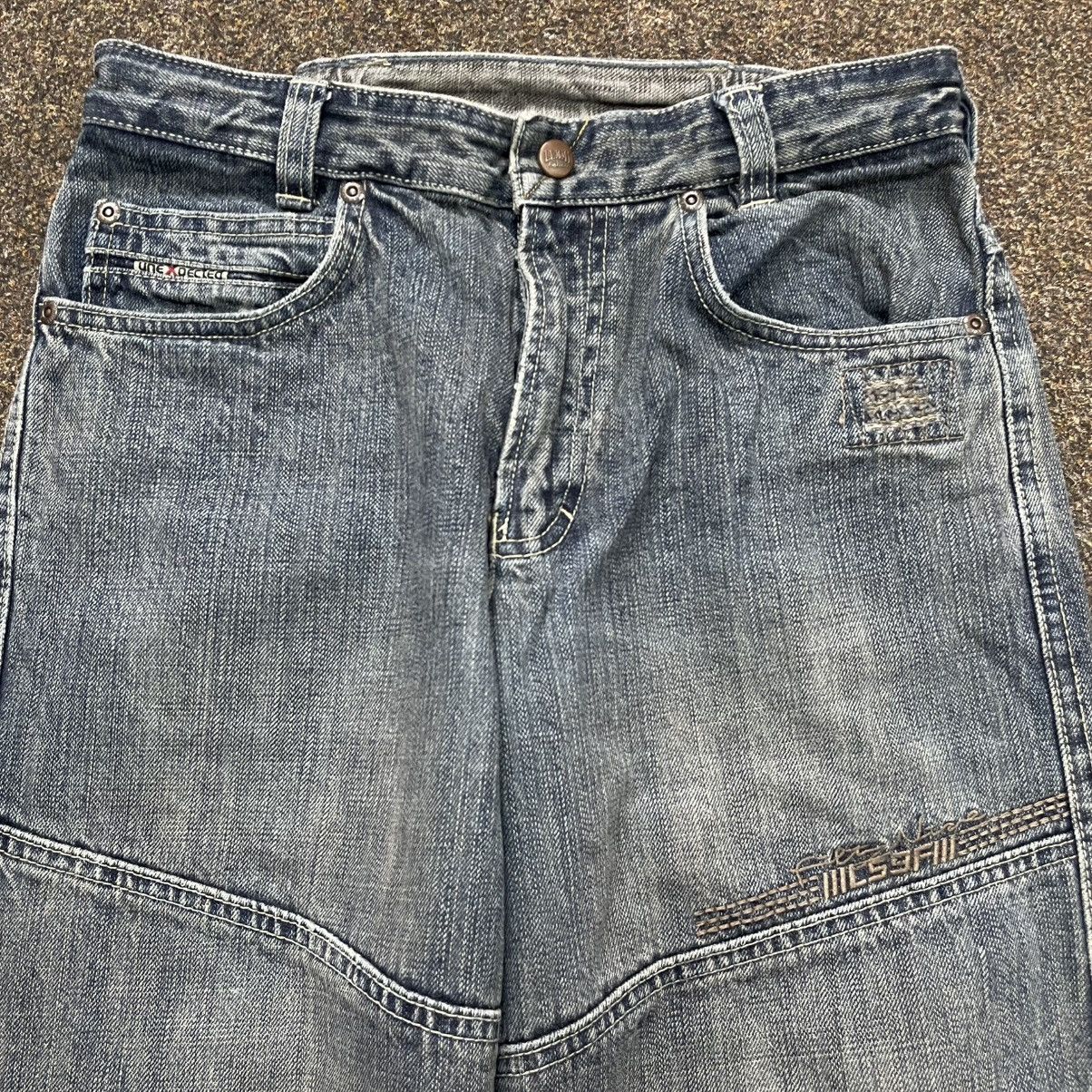 Vintage Vintage Y2K Baggy Wide Leg Faded Jeans Skater Streetwear Size 32" / US 10 / IT 46 - 4 Thumbnail