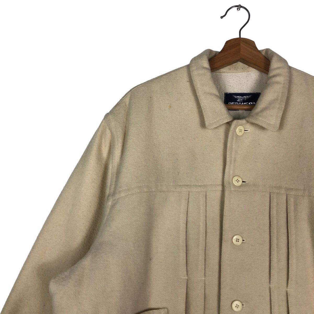 Vintage 🔥90’s Vintage Wool Bomber Jacket Bondage Geramoda Japan Size US M / EU 48-50 / 2 - 7 Thumbnail