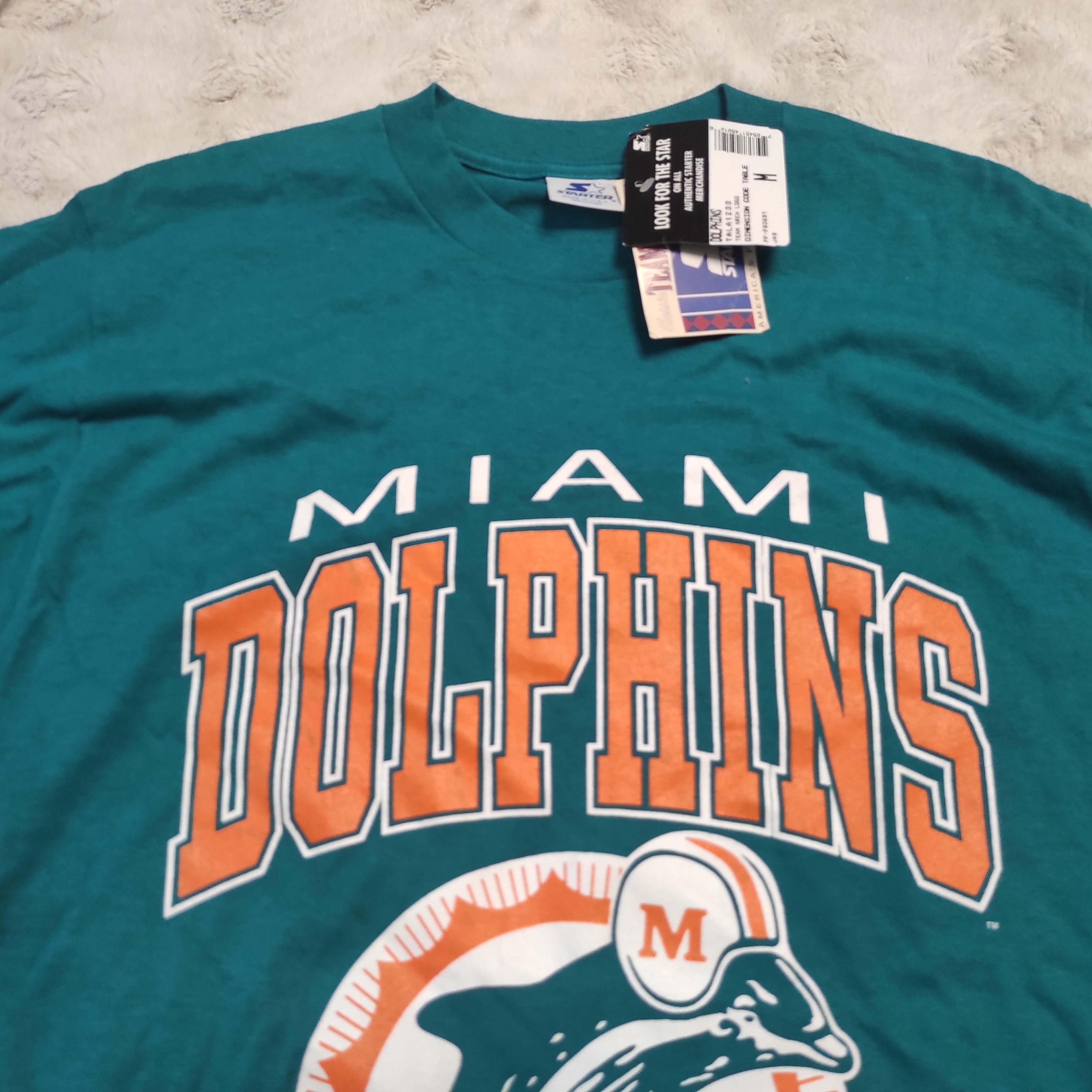 Starter Miami Dolphins NFL Starter vtg 1993 men shirts size M NEW Size US M / EU 48-50 / 2 - 2 Thumbnail