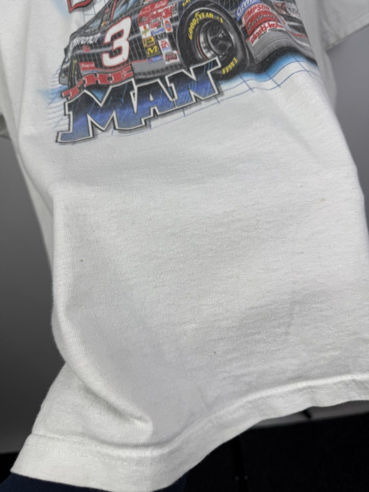 NASCAR × Vintage Vintage 90s Dale Earnhardt NASCAR Racing 3 T-Shirt Size US XXL / EU 58 / 5 - 5 Thumbnail