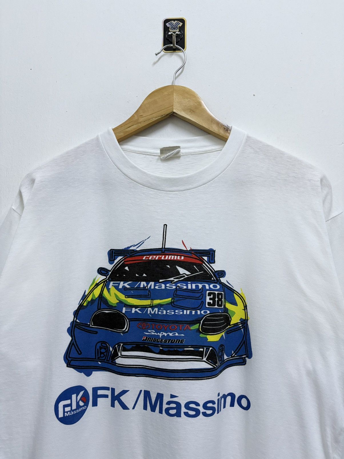 Vintage Rare ! Toyota Supra FK / Massimo ( JGTC ) 1999 T-Shirt Size US L / EU 52-54 / 3 - 3 Thumbnail