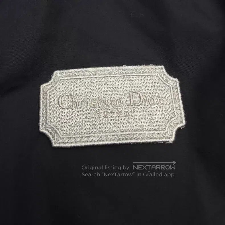 Dior Dior Size 38 Dark blue embroidered badge shirt Size US XXS / EU 40 - 7 Thumbnail