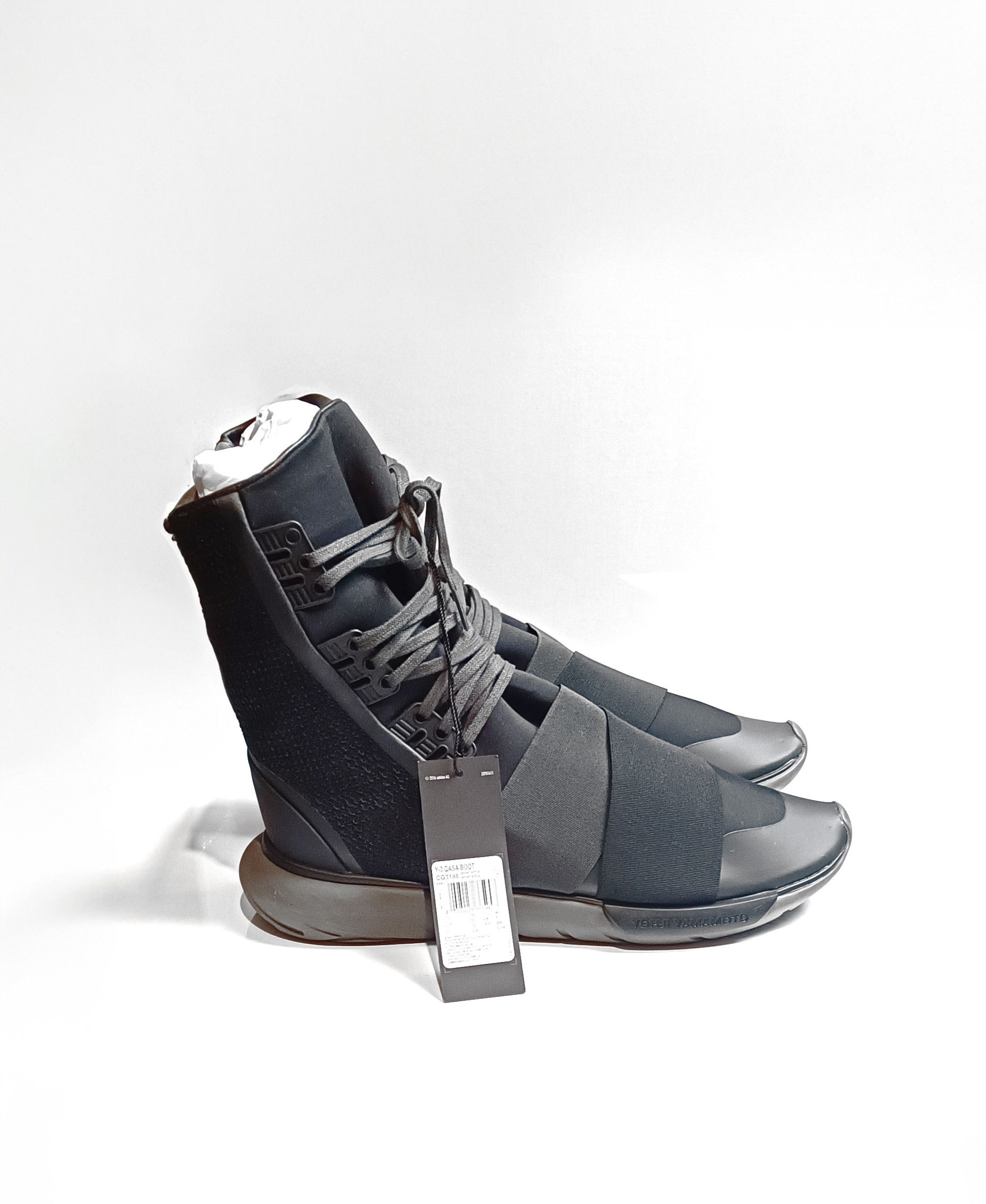 Adidas × Y-3 × Yohji Yamamoto Adidas Y-3 Qasa Boot 'Core Black' CG3188 Size US 12 / EU 45 - 9 Thumbnail