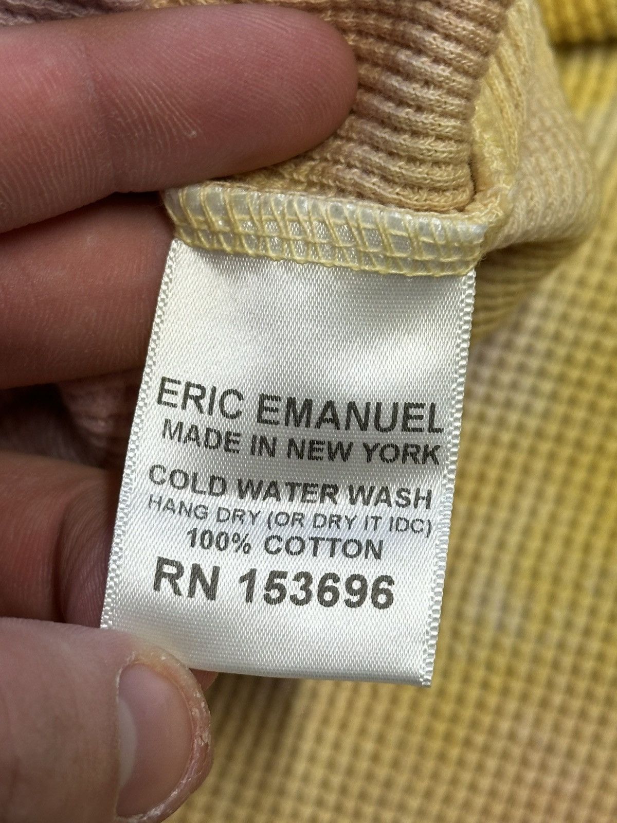 Eric Emanuel Eric Emanuel Tie Dye Waffle Knit Size US XL / EU 56 / 4 - 3 Thumbnail