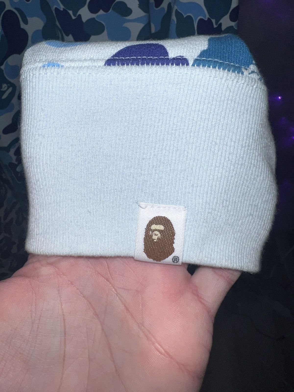 Bape Bape Blue ABC Camo 2nd Ape Pullover Hoodie🥶 Size US L / EU 52-54 / 3 - 7 Thumbnail
