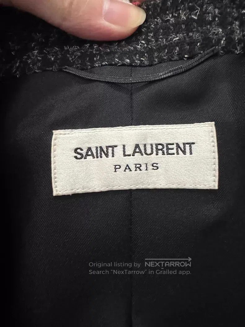 Saint Laurent Paris Saint Laurent Paris Snowflake Grey Patchwork Prince of Wal Size US S / EU 44-46 / 1 - 7 Thumbnail