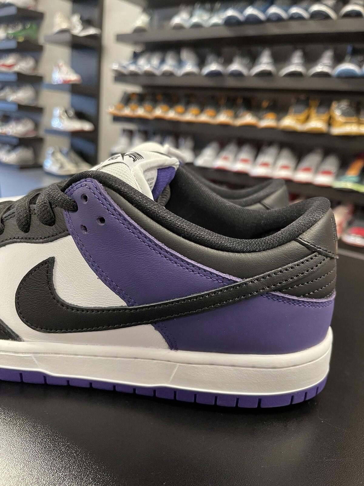 Nike Size 11.5 - Nike Dunk SB Low Court Purple BQ6817 500 Size US 11.5 / EU 44-45 - 5 Thumbnail