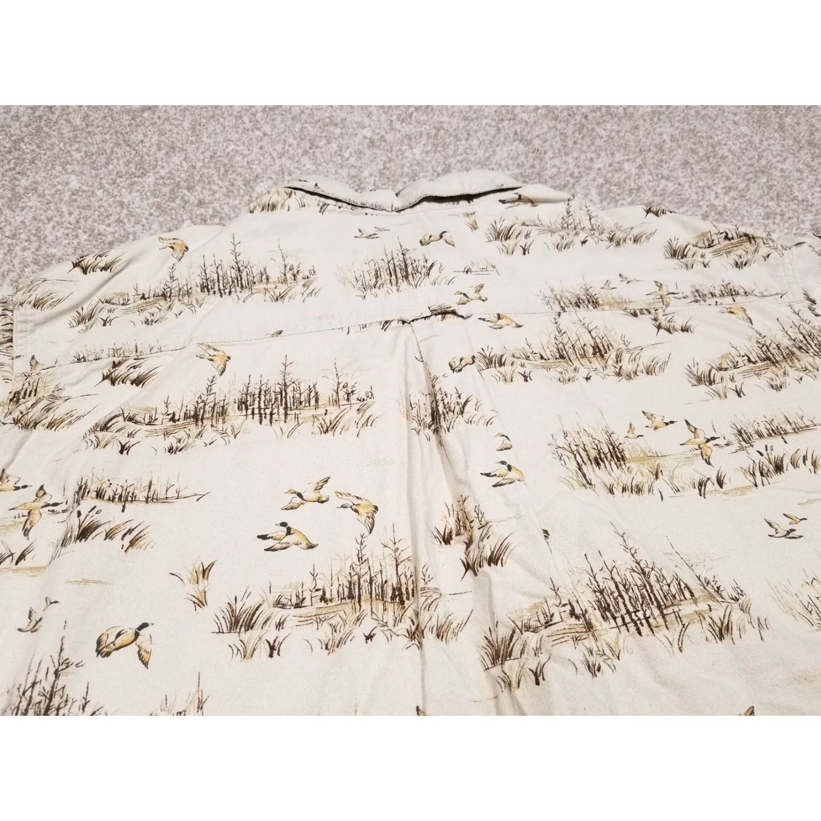 Vintage Woolrich Shirt Mens XL Beige Birch Ducks Hunting Casual Outdoor Cotton Shirt Men XL Beige Ducks Hunting Casual Outdoor Cotton Size US XL / EU 56 / 4 - 6 Thumbnail