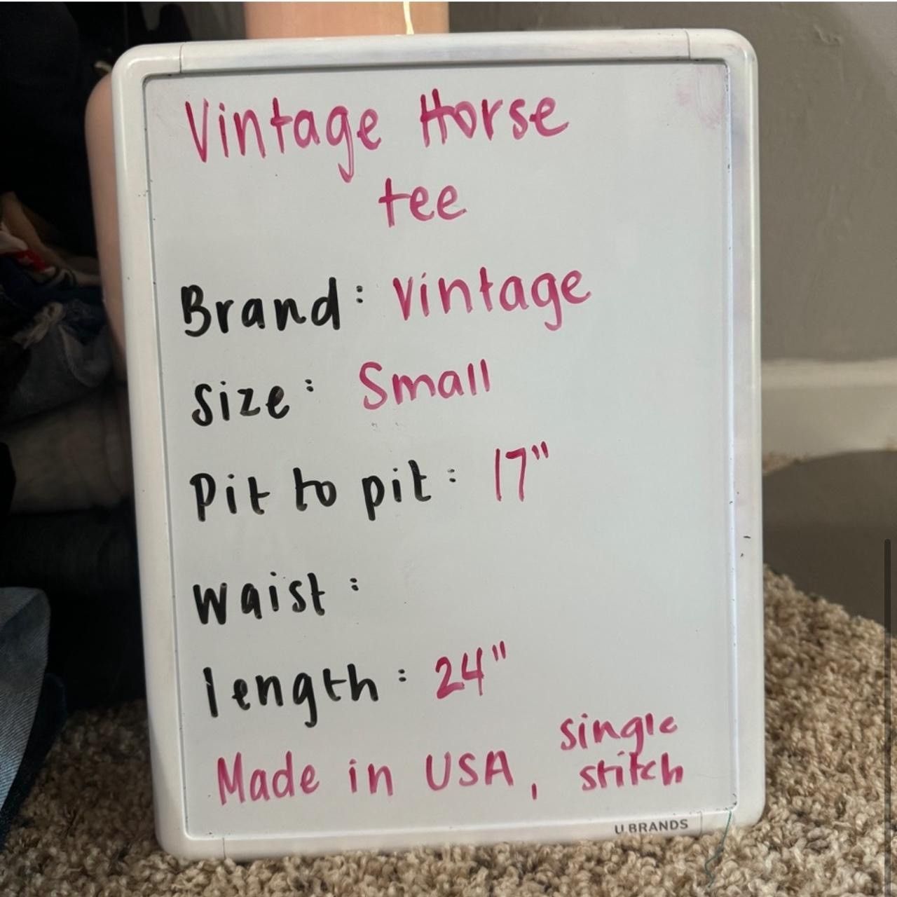Vintage Vintage Horse Tee Size S / US 4 / IT 40 - 7 Thumbnail