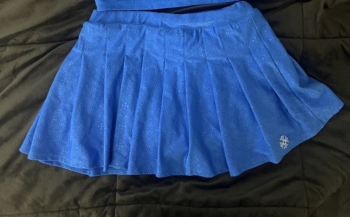 image of Chrome Hearts Blue Skirt, Women's (Size 26)