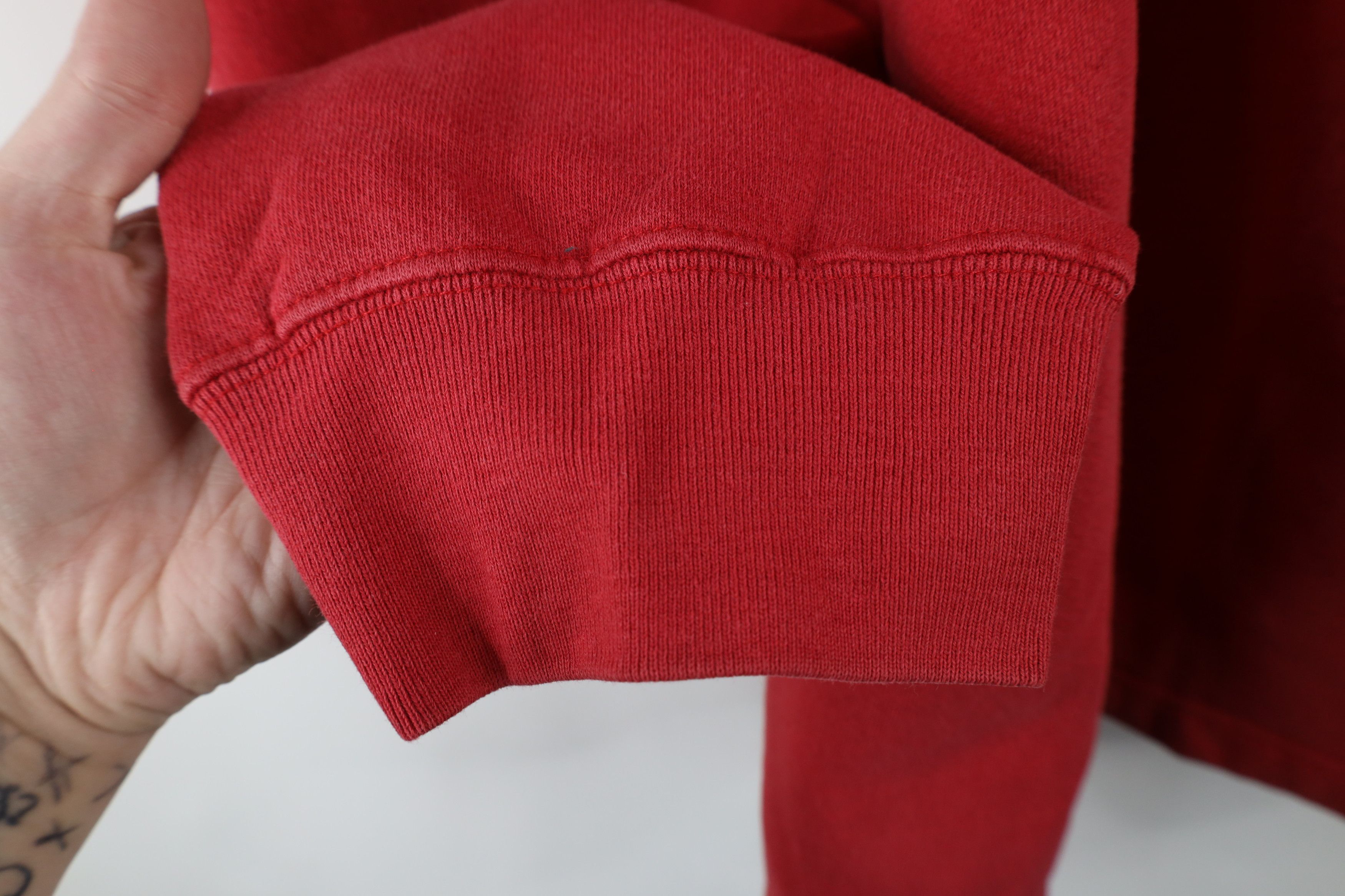 Aeropostale × Vintage Vintage Y2K 90s Aeropostale Spell Crewneck Sweatshirt Red Size US XL / EU 56 / 4 - 11 Thumbnail