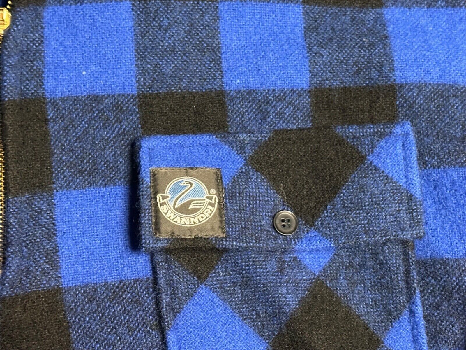 Vintage SWANDRI men's wool overshirt XL Size US XL / EU 56 / 4 - 4 Thumbnail