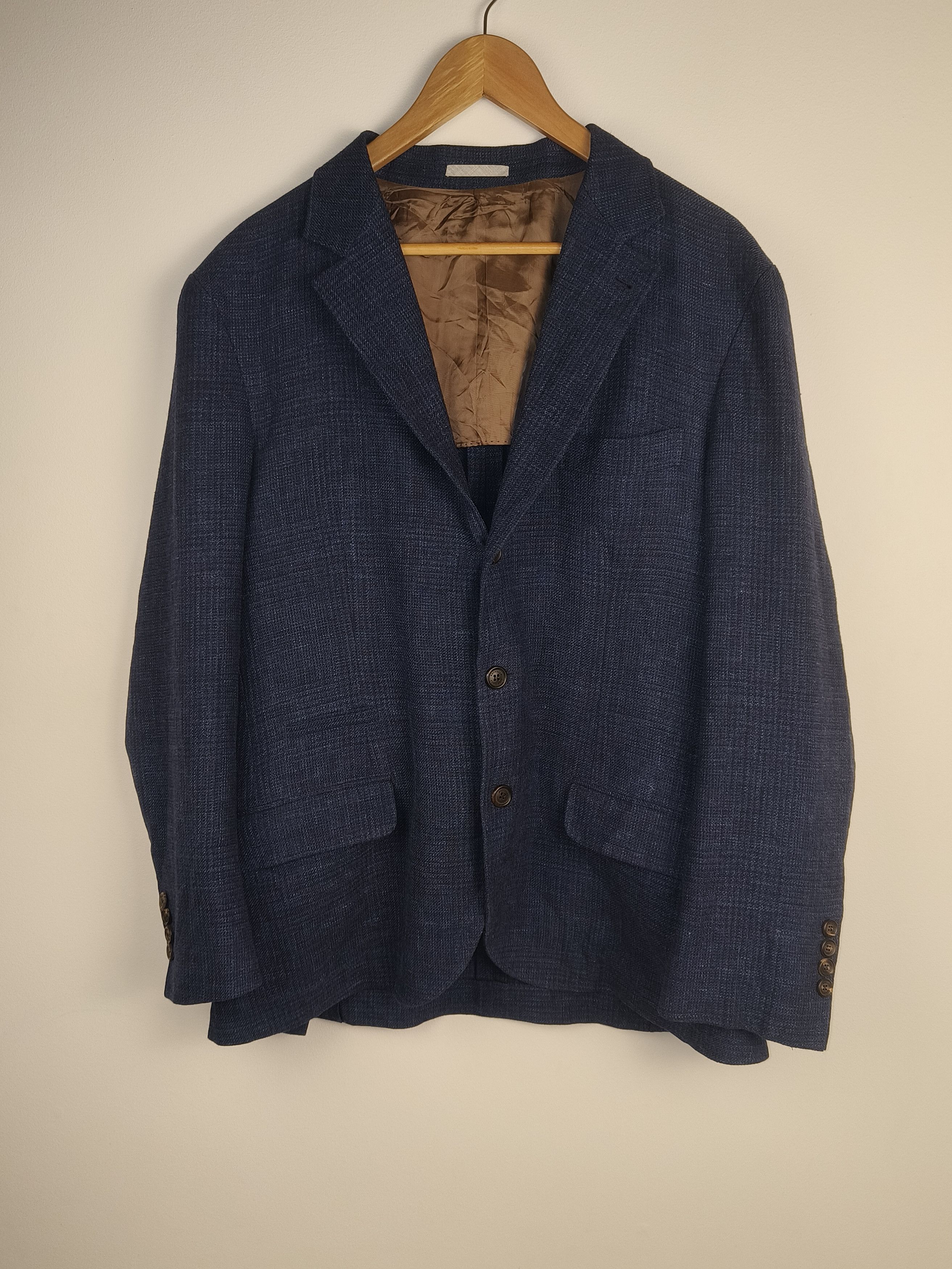 Brunello Cucinelli Brunello Cucinelli Wool-Linen-Silk Blazer Size 42R - 1 Thumbnail