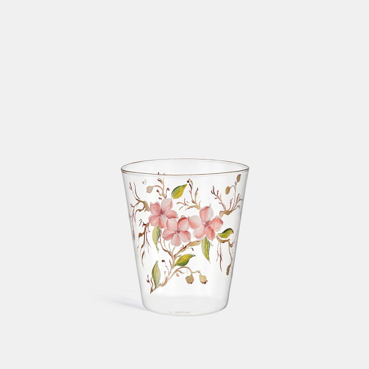 Dior o1bcso1str0226 Size:OS/Hand-Painted Water Glass in Pink Size ONE SIZE - 2 Thumbnail