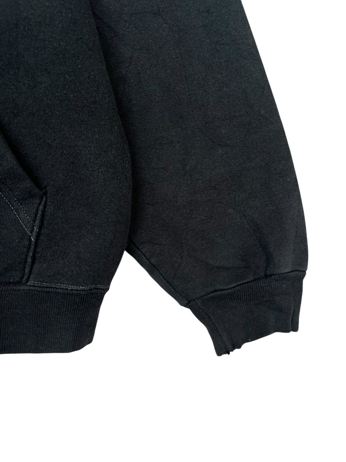 Quiksilver Vintage 90s Quiksilver Baggy Boxy Zipup Black Hoodie Size US L / EU 52-54 / 3 - 6 Thumbnail