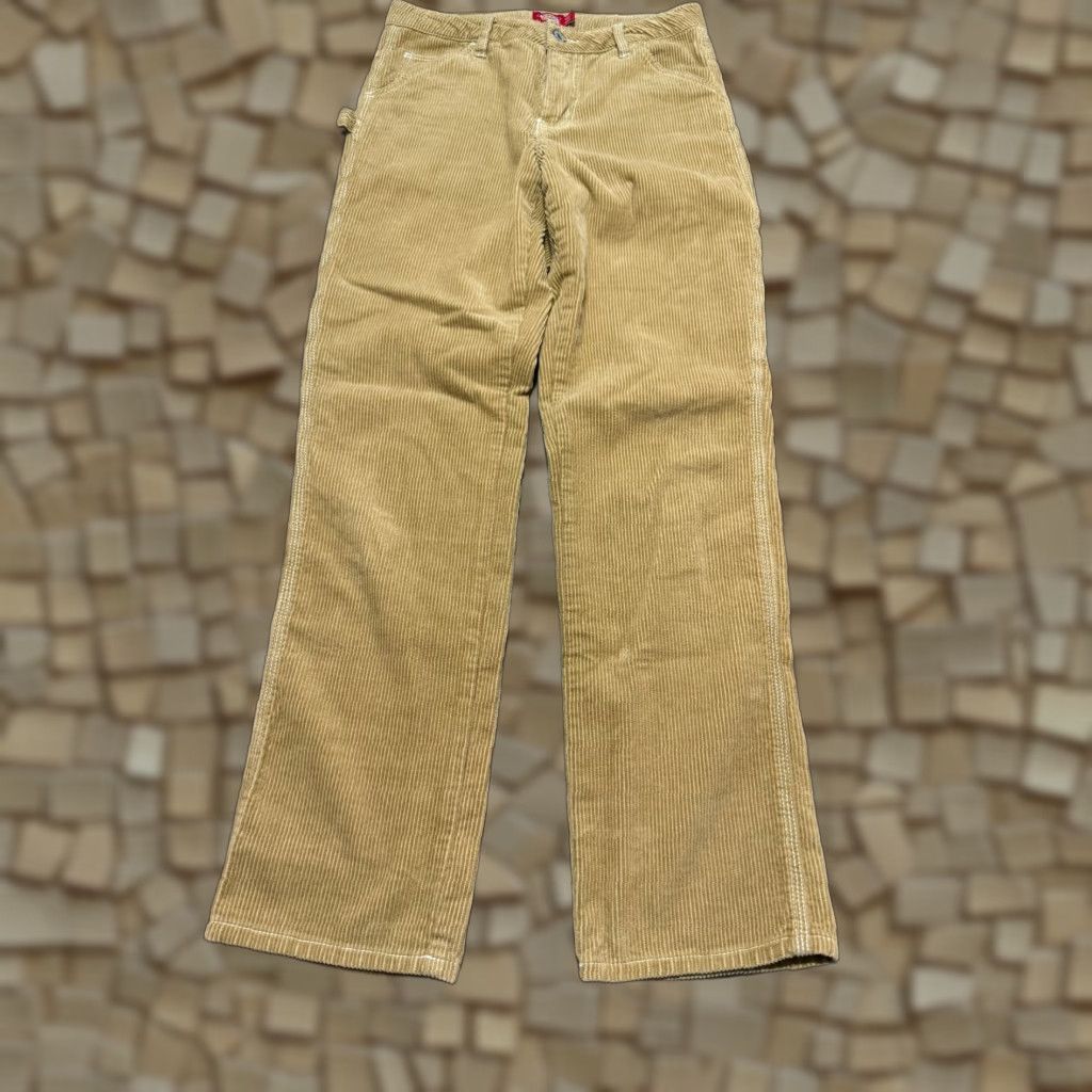 Dickies Dickies Pants Womens Size 0/24 Brown Corduroy Straight Leg Carpenter Size 42" / US 20 - 1 Thumbnail