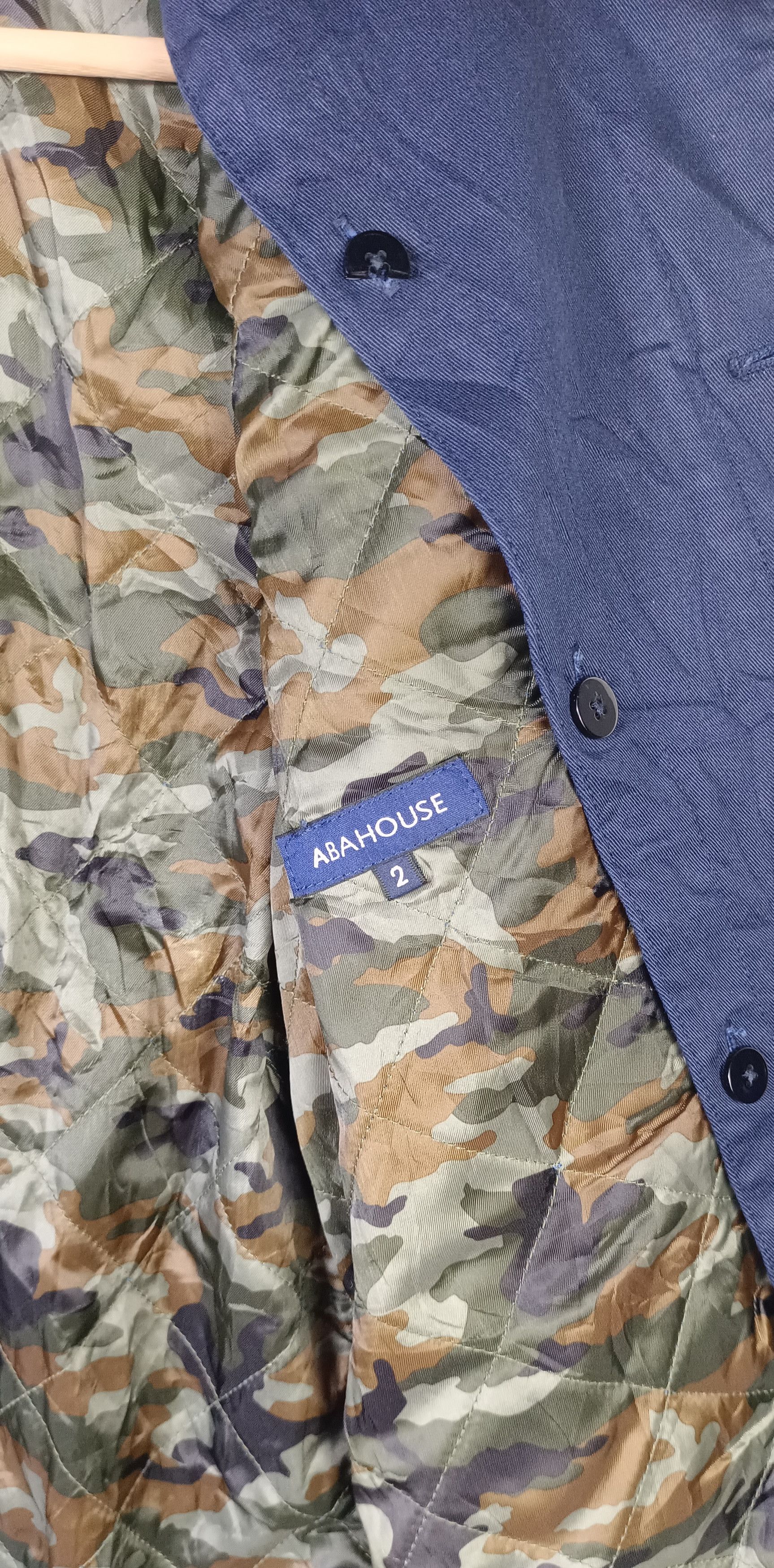 ABAHOUSE × Japanese Brand Vintage Abahouse Half Coat Jacket Size US M / EU 48-50 / 2 - 11 Thumbnail