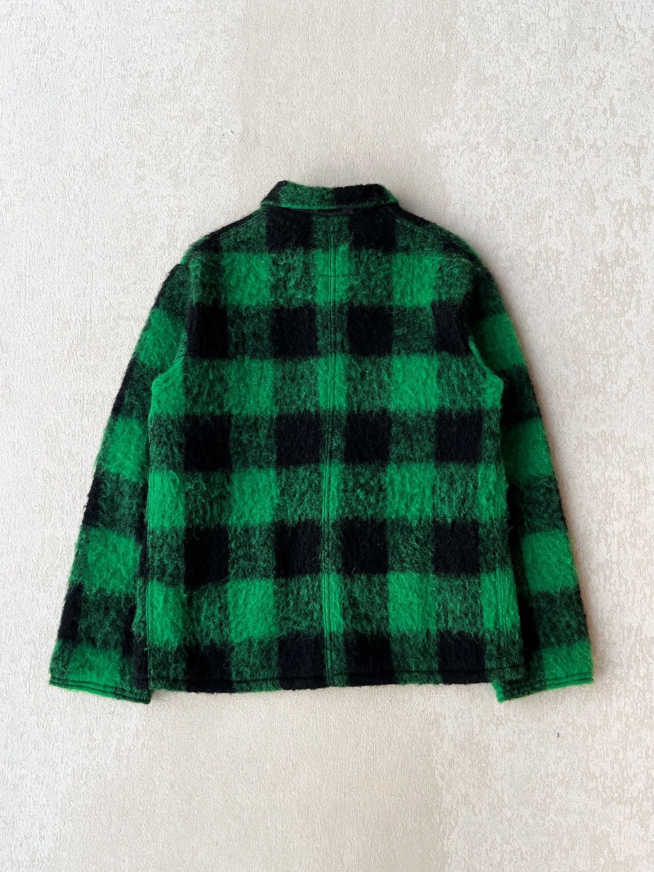 Japanese Brand BohemianS 🇯🇵 Wool / Mohair Plaid Chore jacket Size US L / EU 52-54 / 3 - 5 Thumbnail