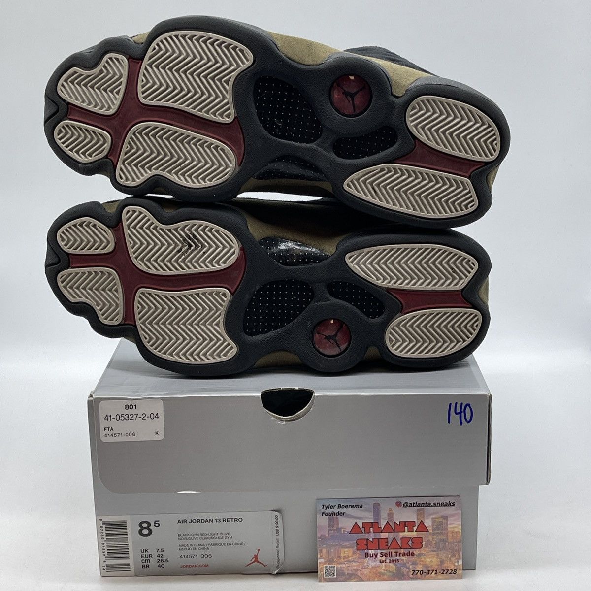 Jordan Brand Air Jordan 13 olive Size US 8.5 / EU 41-42 - 7 Thumbnail