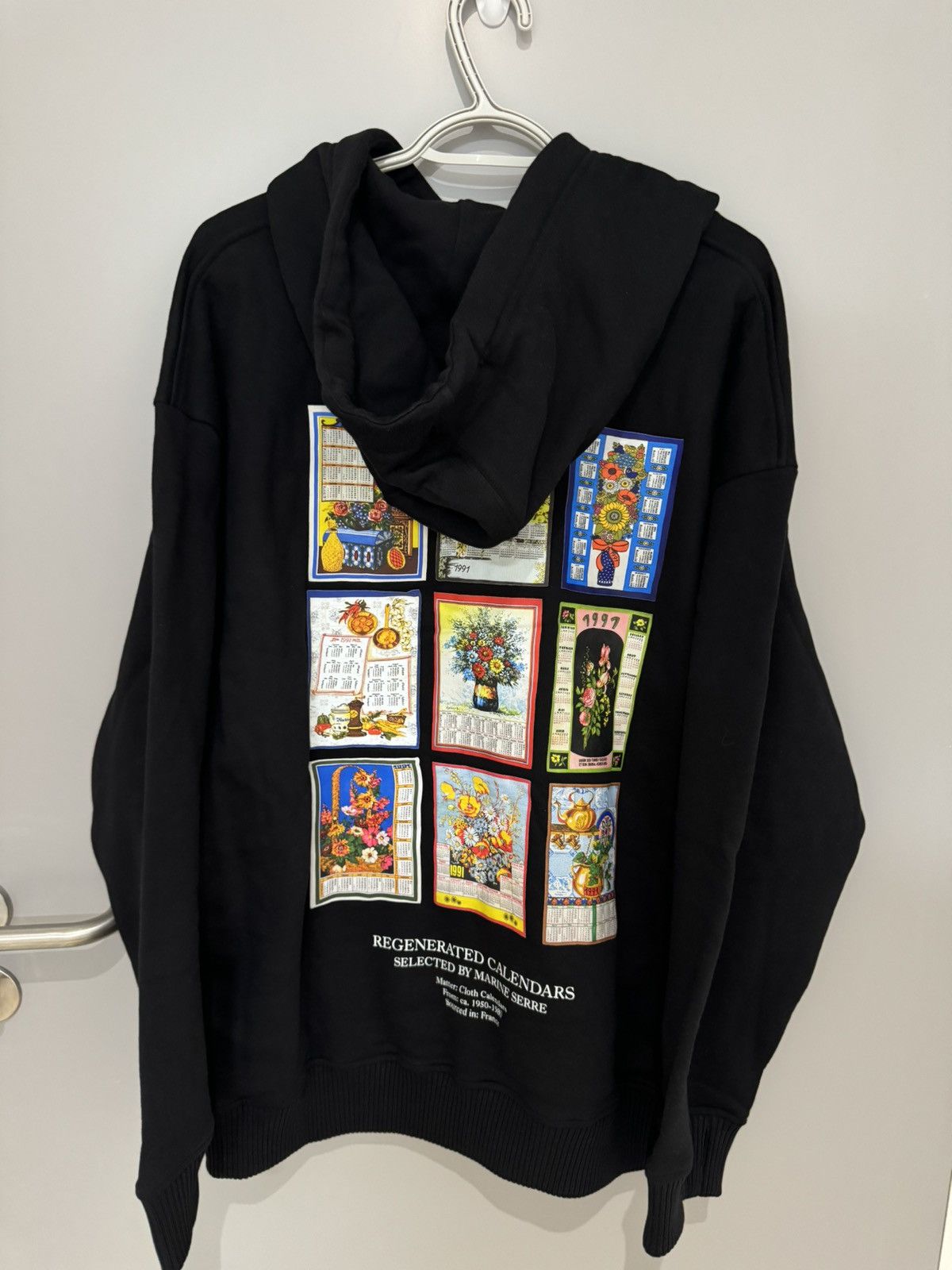 Marine Serre Logo Print Hoodie Size US L / EU 52-54 / 3 - 2 Thumbnail
