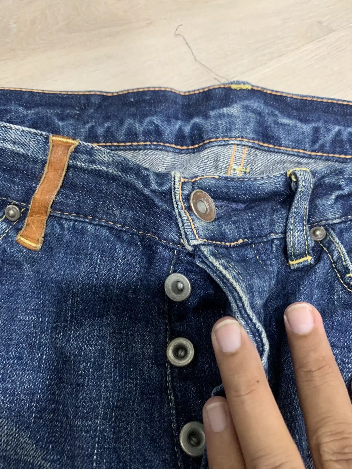 Japanese Brand × Vintage Journal Standard Buckle Back jeans Size US 32 / EU 48 - 7 Thumbnail
