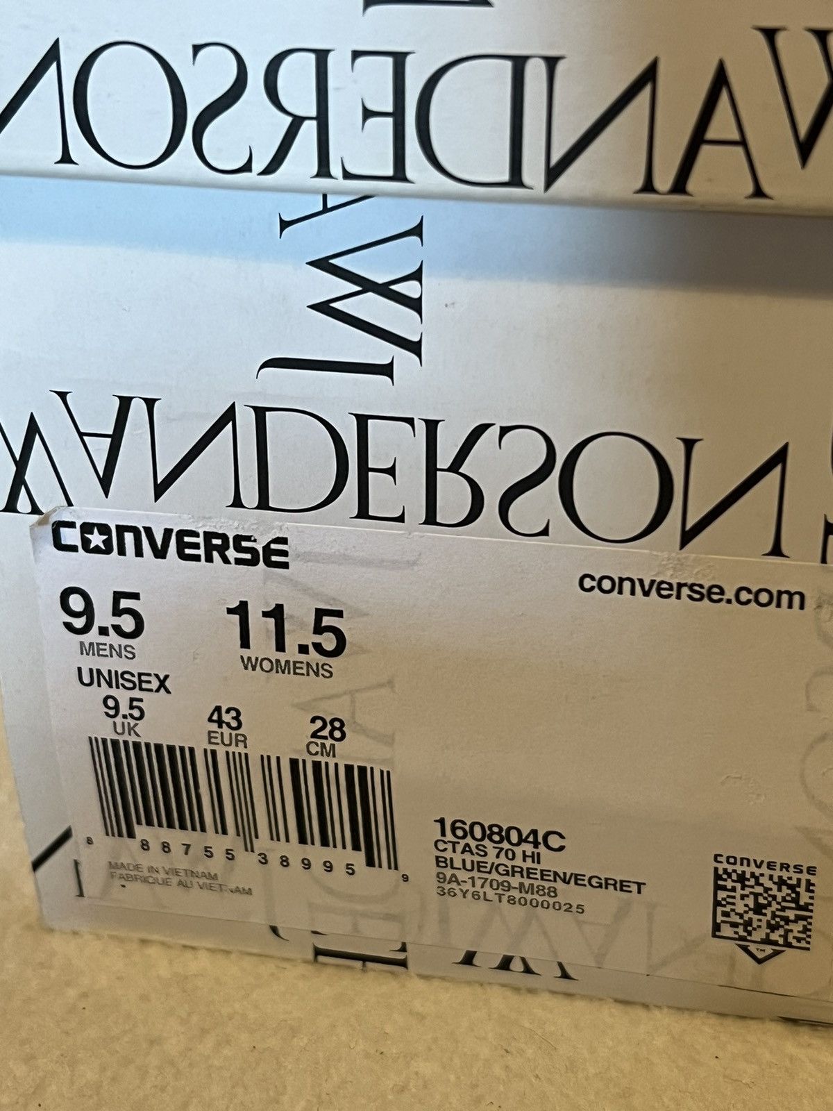 Converse × JW Anderson Converse x Jw Anderson Glitter converse Size US 9.5 / EU 42-43 - 7 Thumbnail