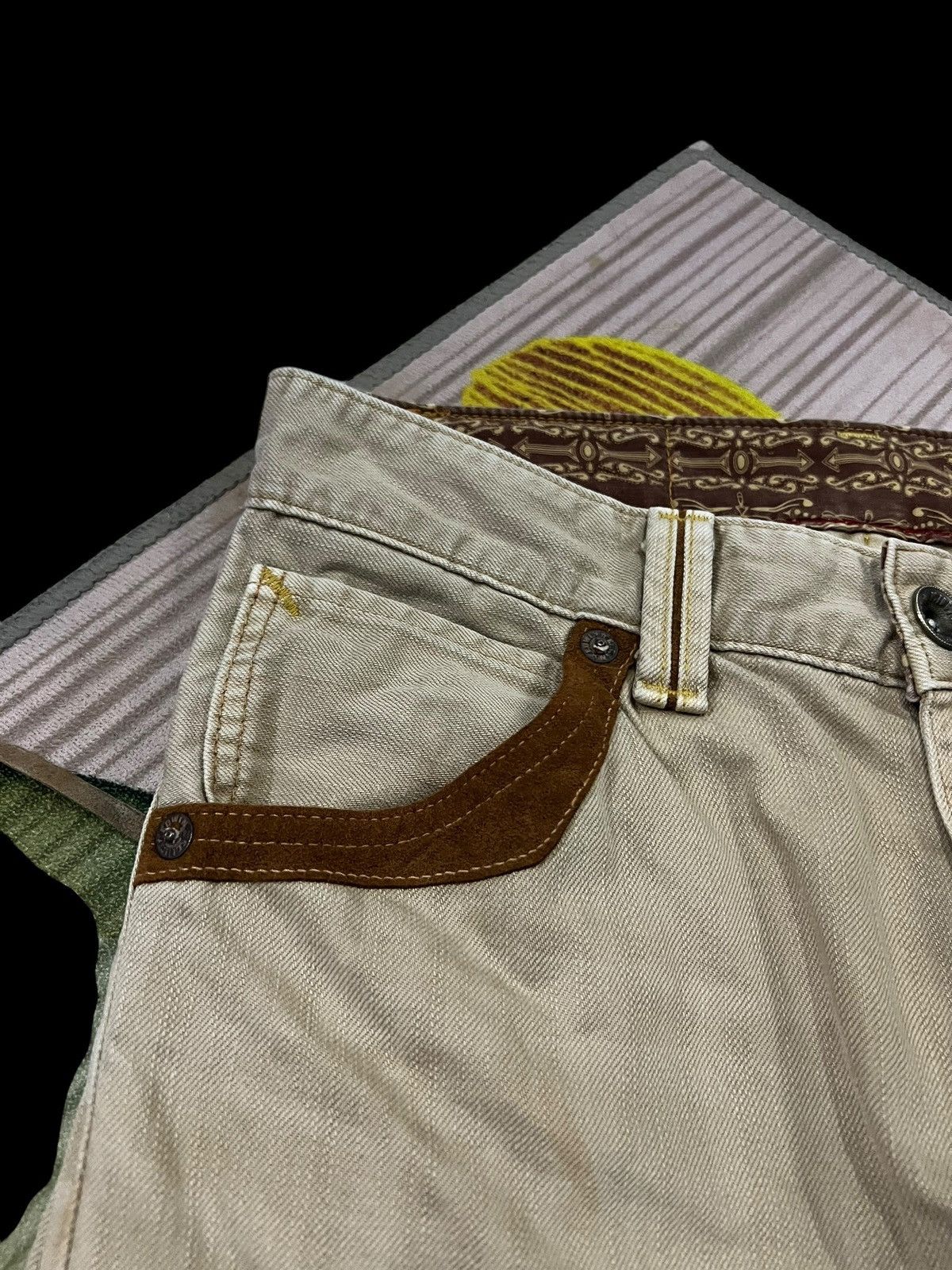 Edwin × If Six Was Nine × Seditionaries FLARE EDWIN EXCLUSIVE VINTAGE BUFFALO HEAD RARE JEANS Size US 31 - 5 Thumbnail