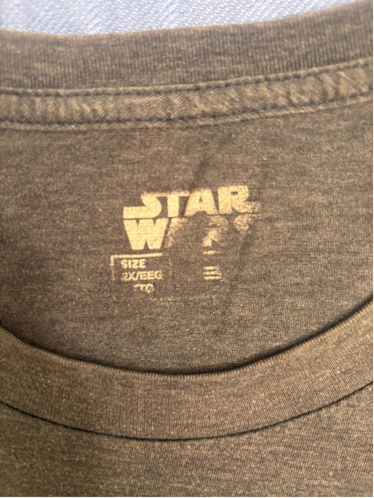 Star Wars Men's Star Wars T-shirt 2XL Gray Size US XL / EU 56 / 4 - 7 Thumbnail