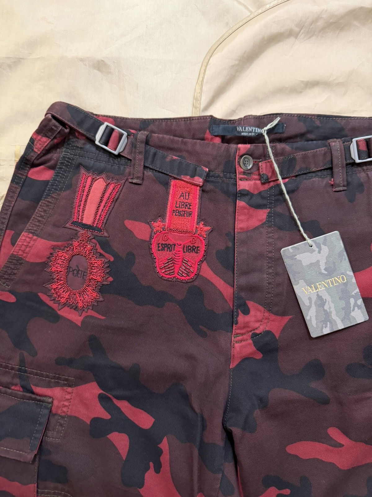 Valentino Valentino Camouflage Cargo Pants size 48 Size US 32 / EU 48 - 2 Thumbnail