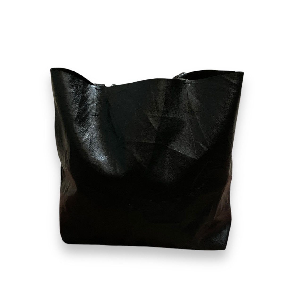 Issey Miyake 🇯🇵 CABANE DE ZUCCA LEATHER TOTE BAG Size ONE SIZE - 4 Thumbnail