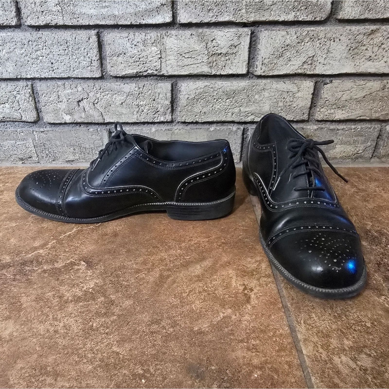 Other Black | DEER STAGS | Seville Leather Oxford Size US 9 / EU 42 - 1 Thumbnail