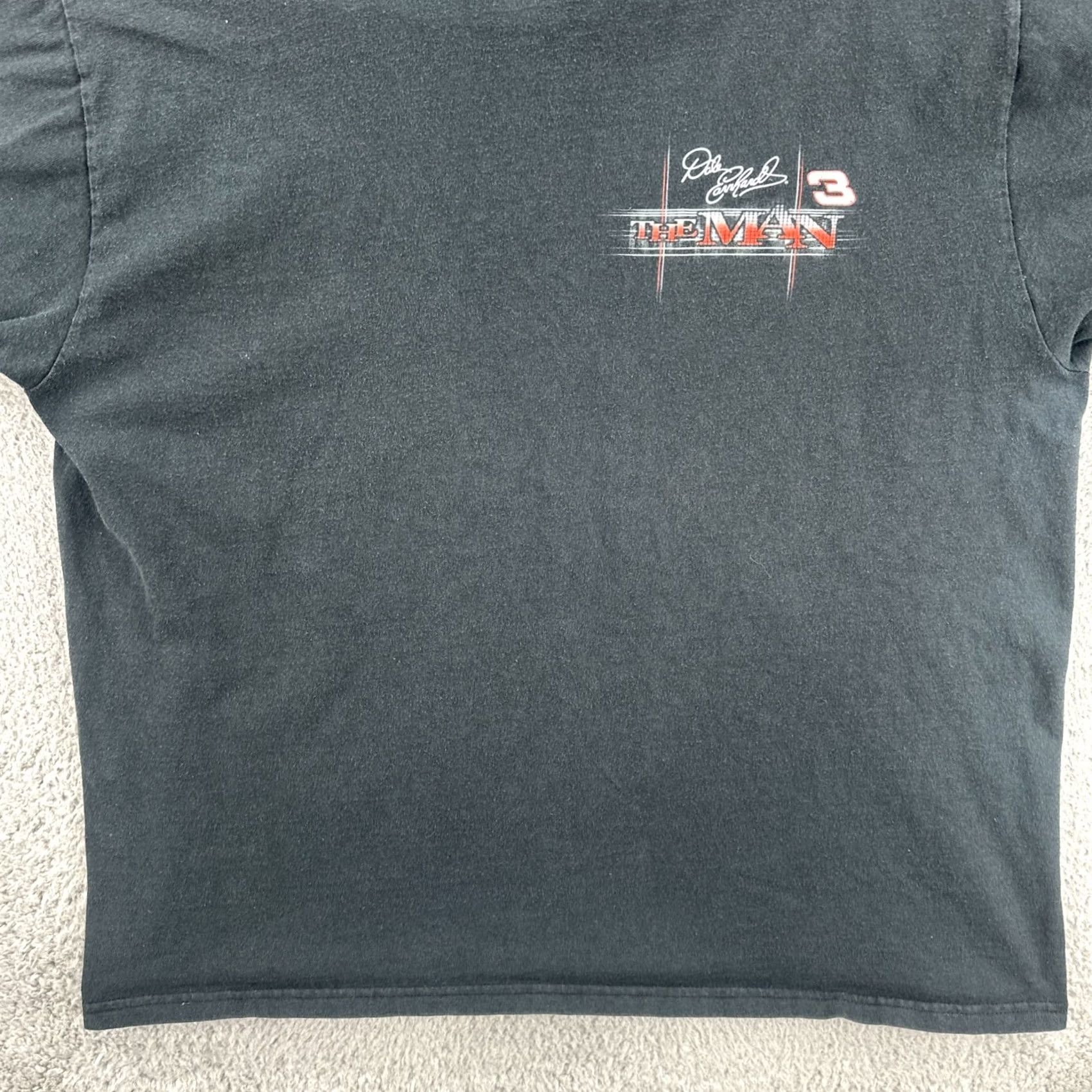 Vintage VINTAGE Chase NASCAR 90s T Shirt Men XL Black Crew Neck Short Sleeve Dale Earnhardt #3 The Man Size US XL / EU 56 / 4 - 5 Thumbnail