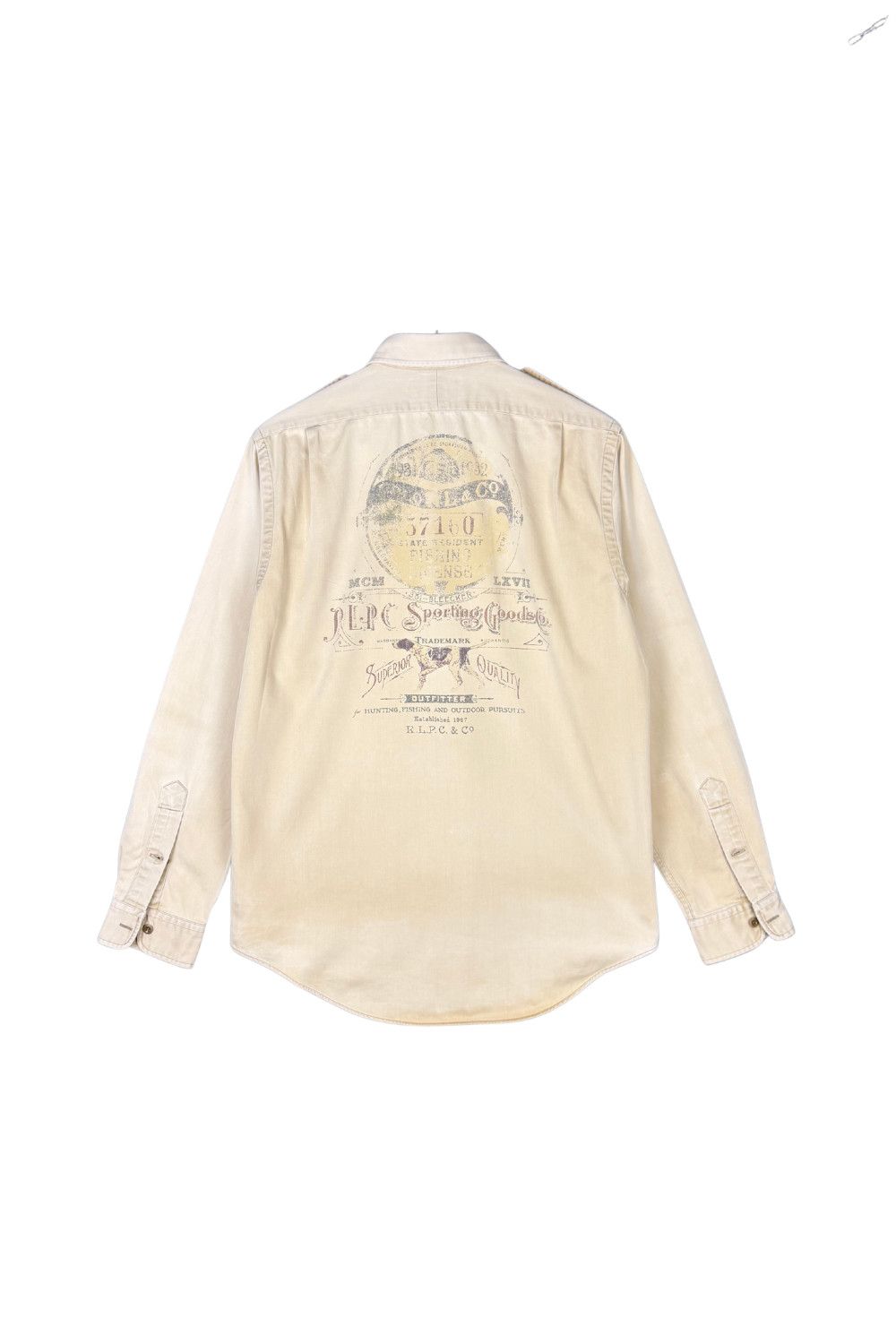 Polo Ralph Lauren PRL Sporting Goods Shirt – Military Hunting Style (M) Size US M / EU 48-50 / 2 - 1 Thumbnail