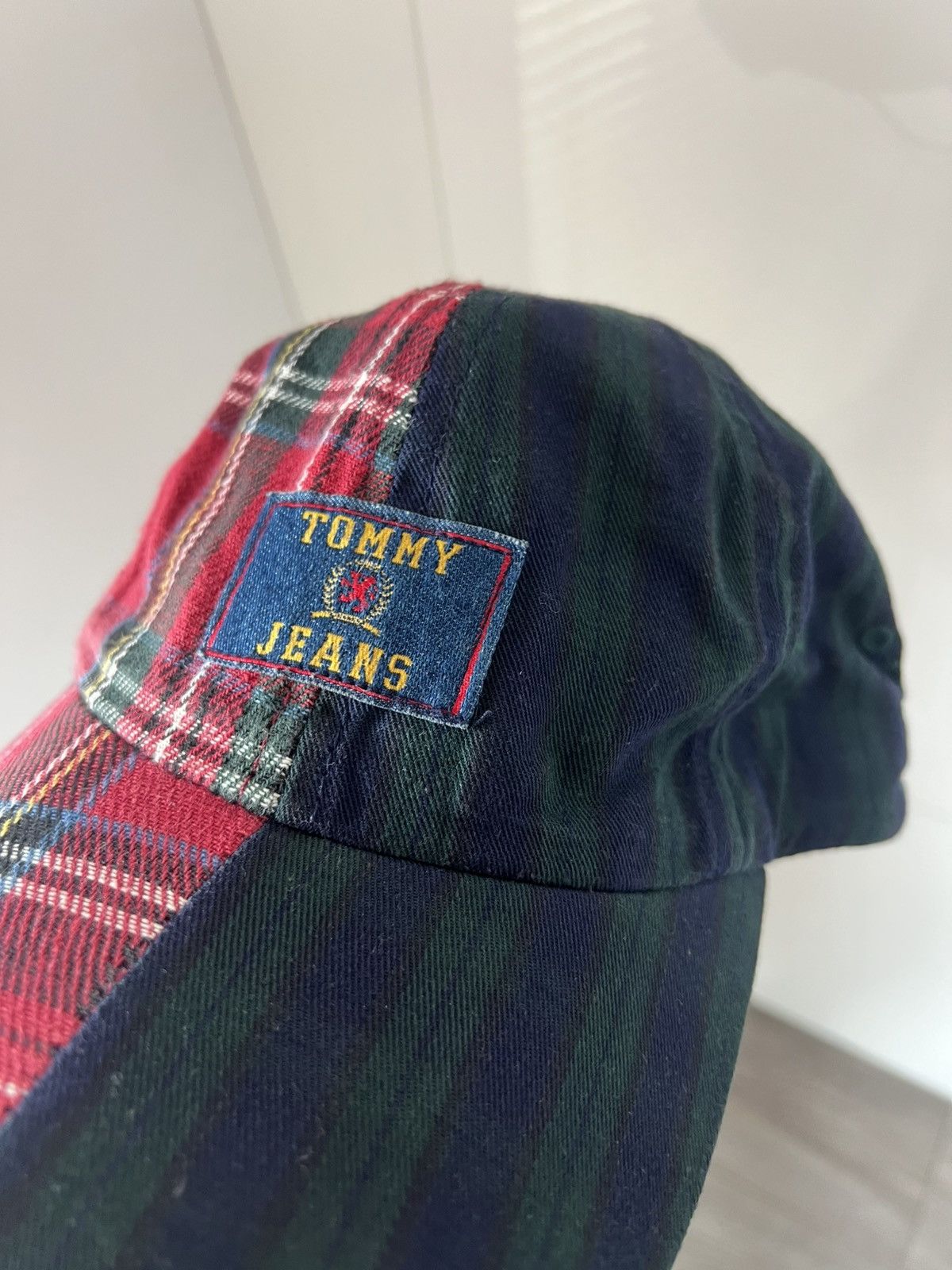 Tommy Hilfiger ‼️Tommy Hilfiger Vintage Double Flanel Wool Style Cap Leather Size ONE SIZE - 9 Thumbnail