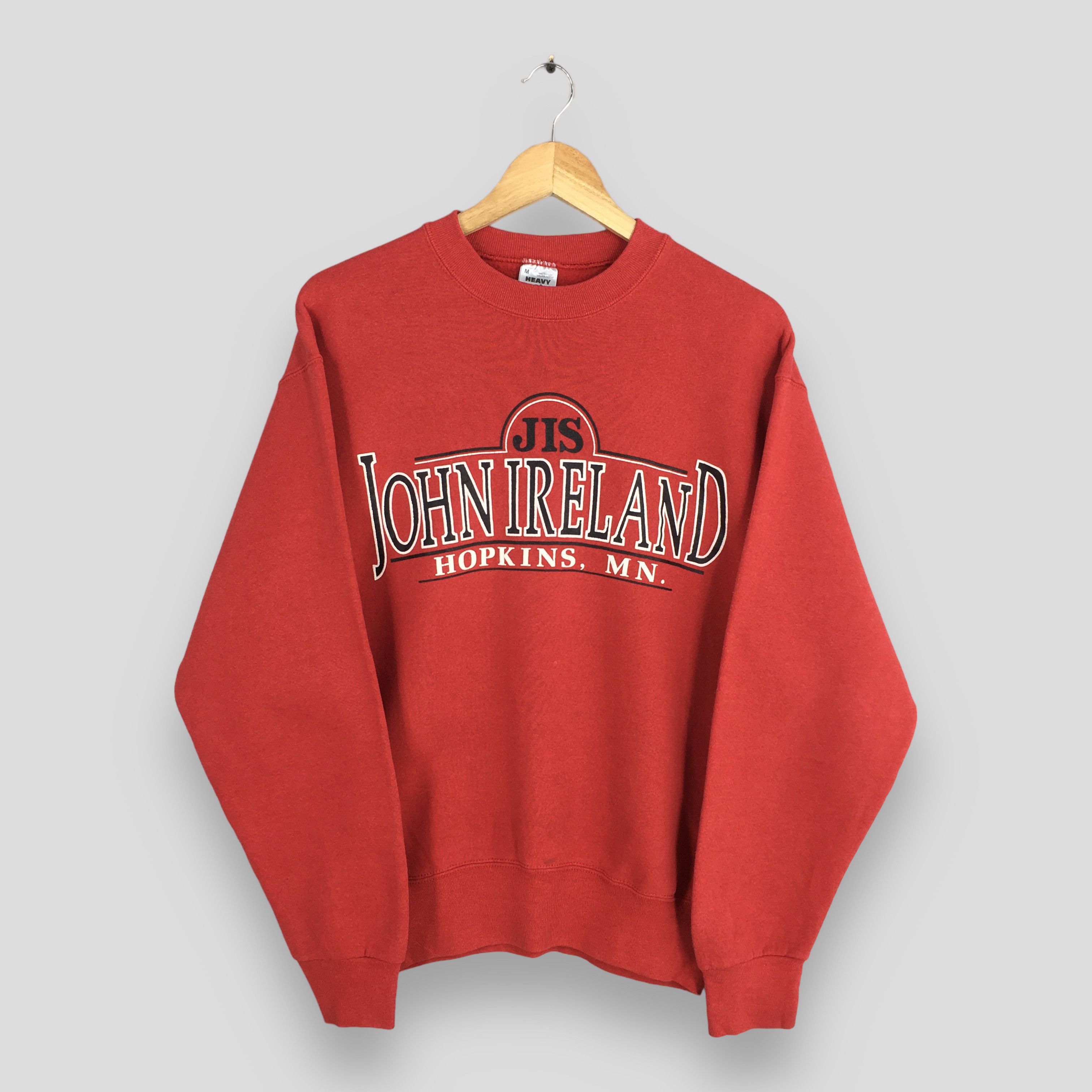 Fruit Of The Loom × NCAA Vintage John Ireland Hopkins School Red Sweatshirt Medium Size US M / EU 48-50 / 2 - 1 Thumbnail