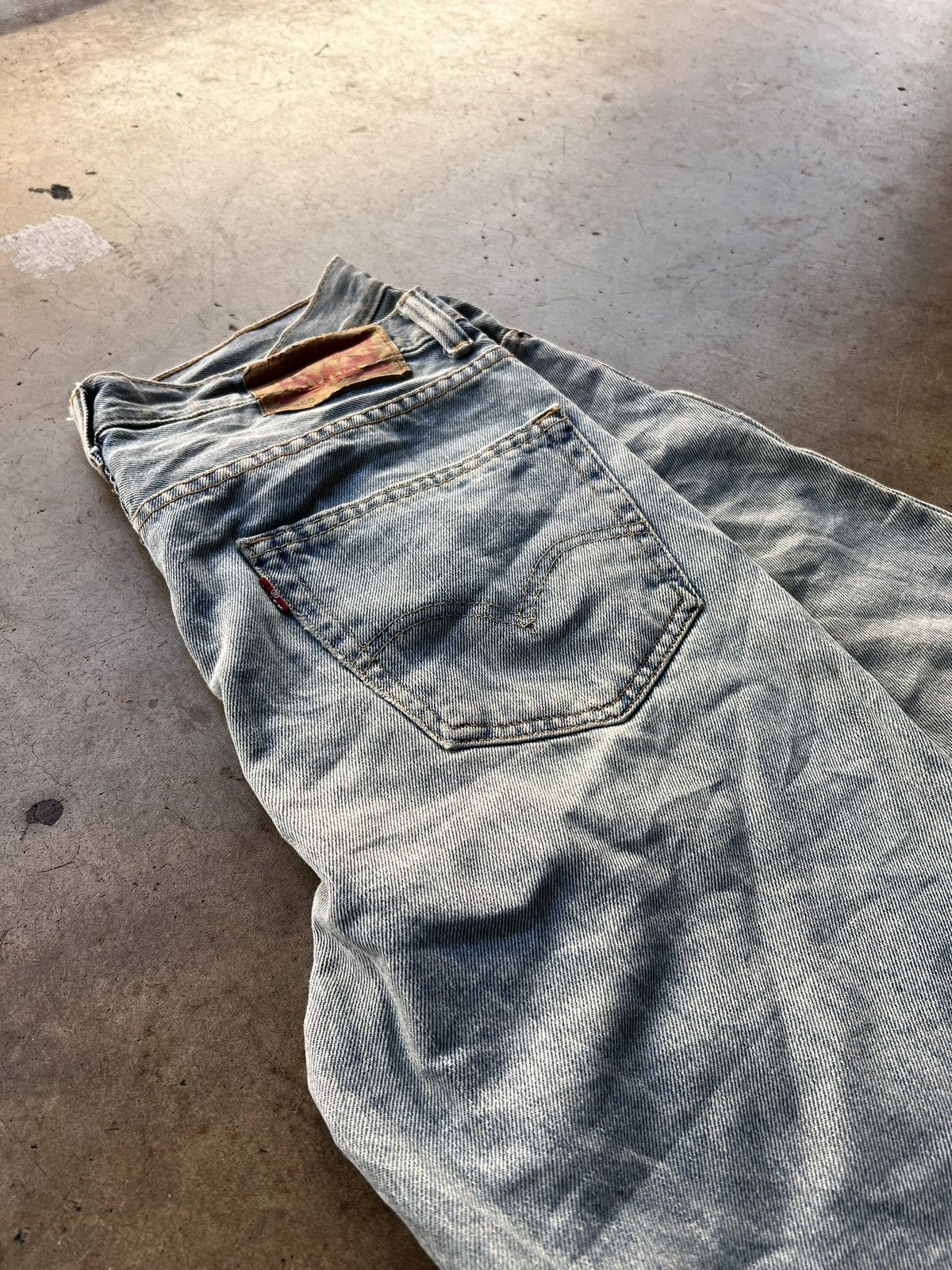 Levi's × Vintage LEVIS 550 WASHED DENIM Size US 32 / EU 48 - 3 Thumbnail