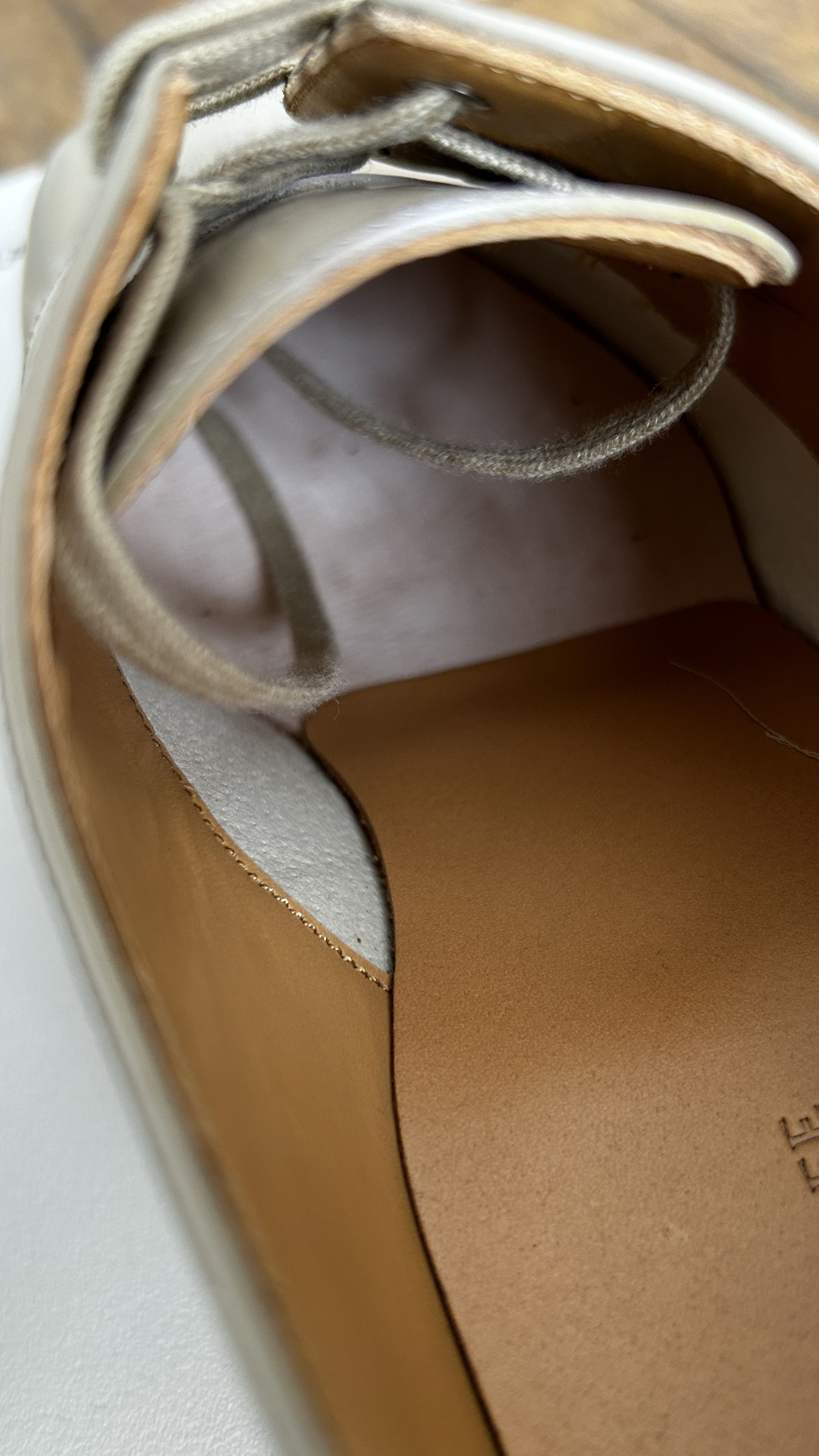 Auralee aa . 8 . BNWB . LEATHER SHOES . A20SS01FC Size US 8 / EU 41 - 12 Thumbnail