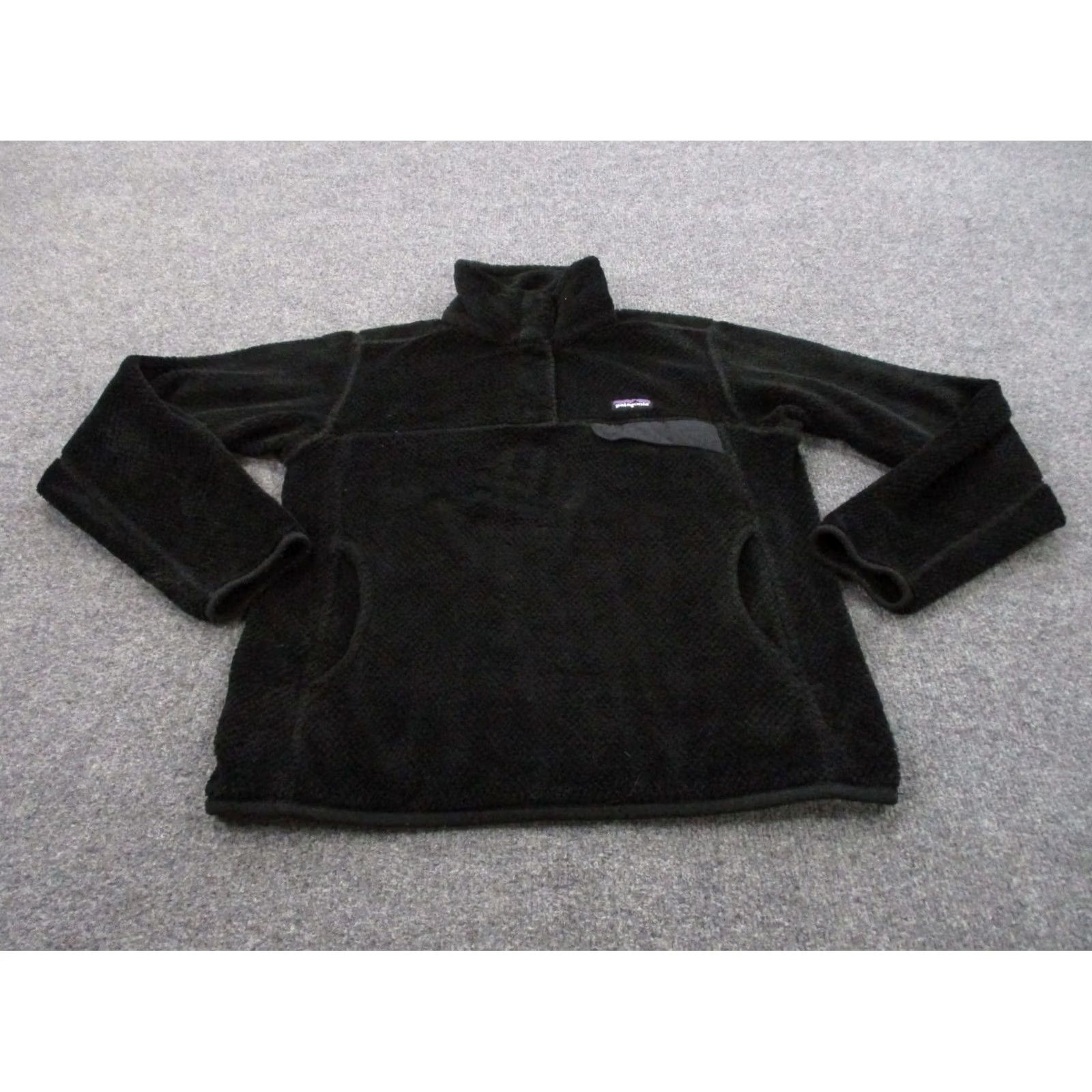 Patagonia Patagonia Jacket Women S Black Snap T Fleece Fuzzy Sweater Outdoor Camping Size S / US 4 / IT 40 - 2 Thumbnail