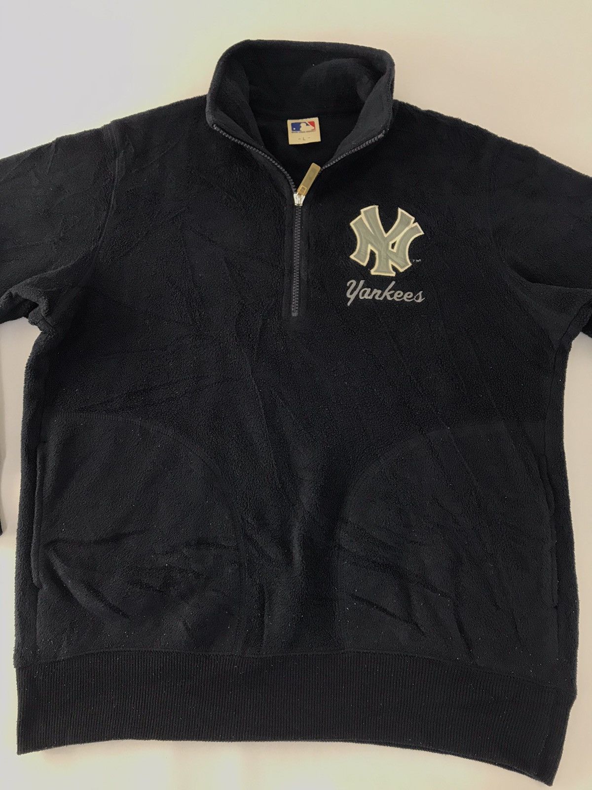 MLB MLB New York Yankees Half Zip Embroidery Logo Design Size US L / EU 52-54 / 3 - 3 Thumbnail